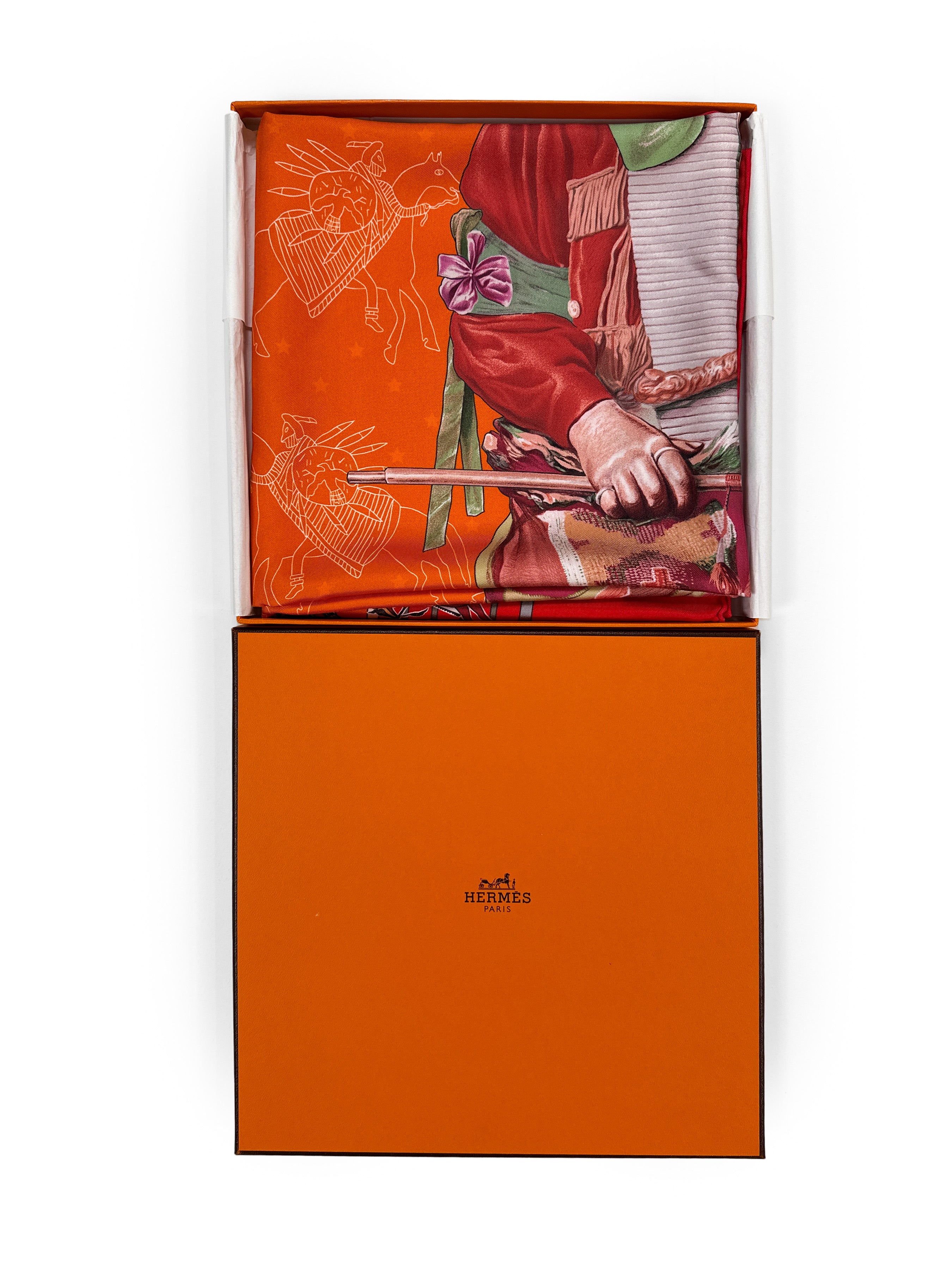 Hermès Pani La Shar Pawnee Double Face 90