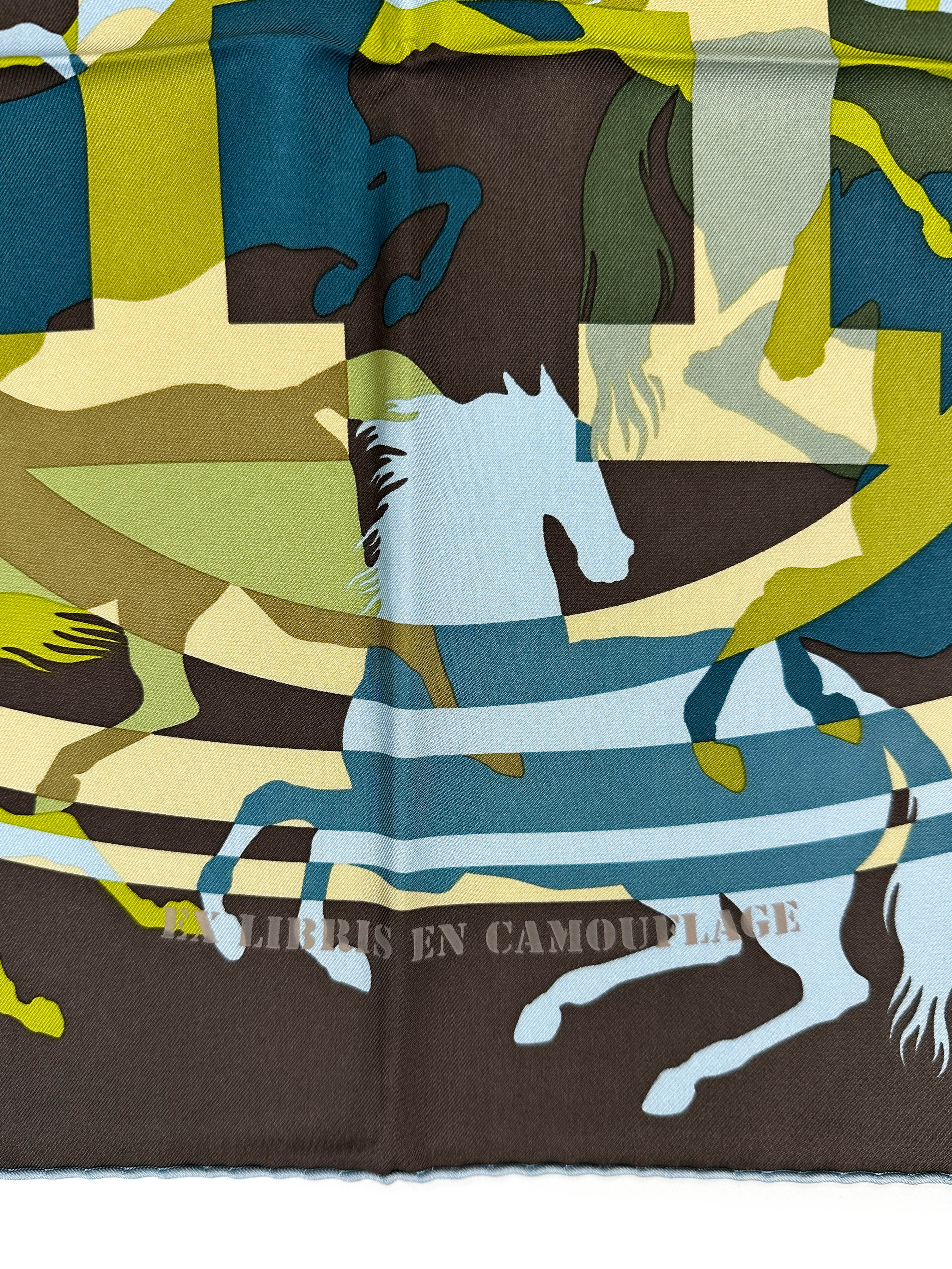 Hermès Ex Libris En Camouflage 90