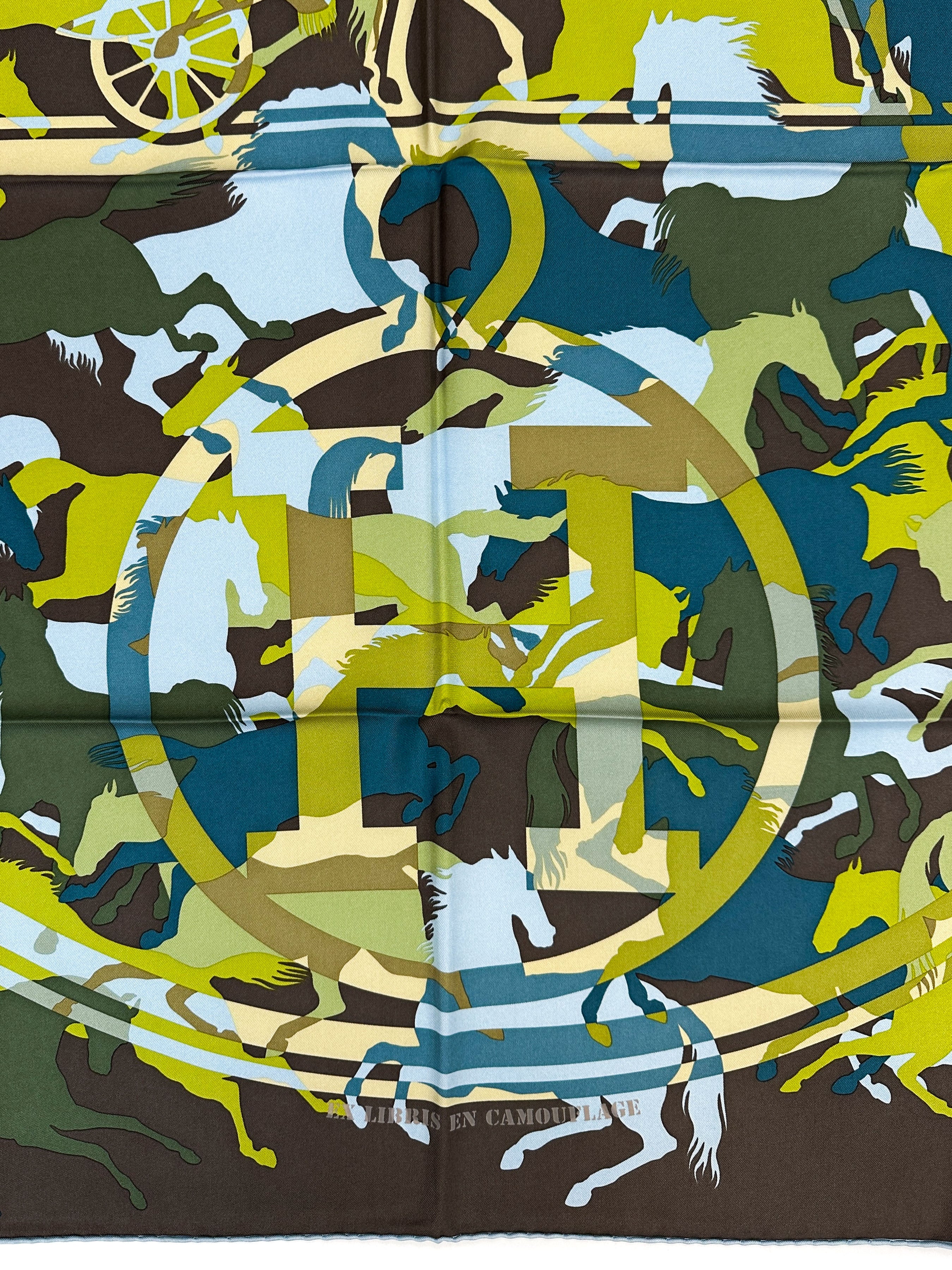 Hermès Ex Libris En Camouflage 90