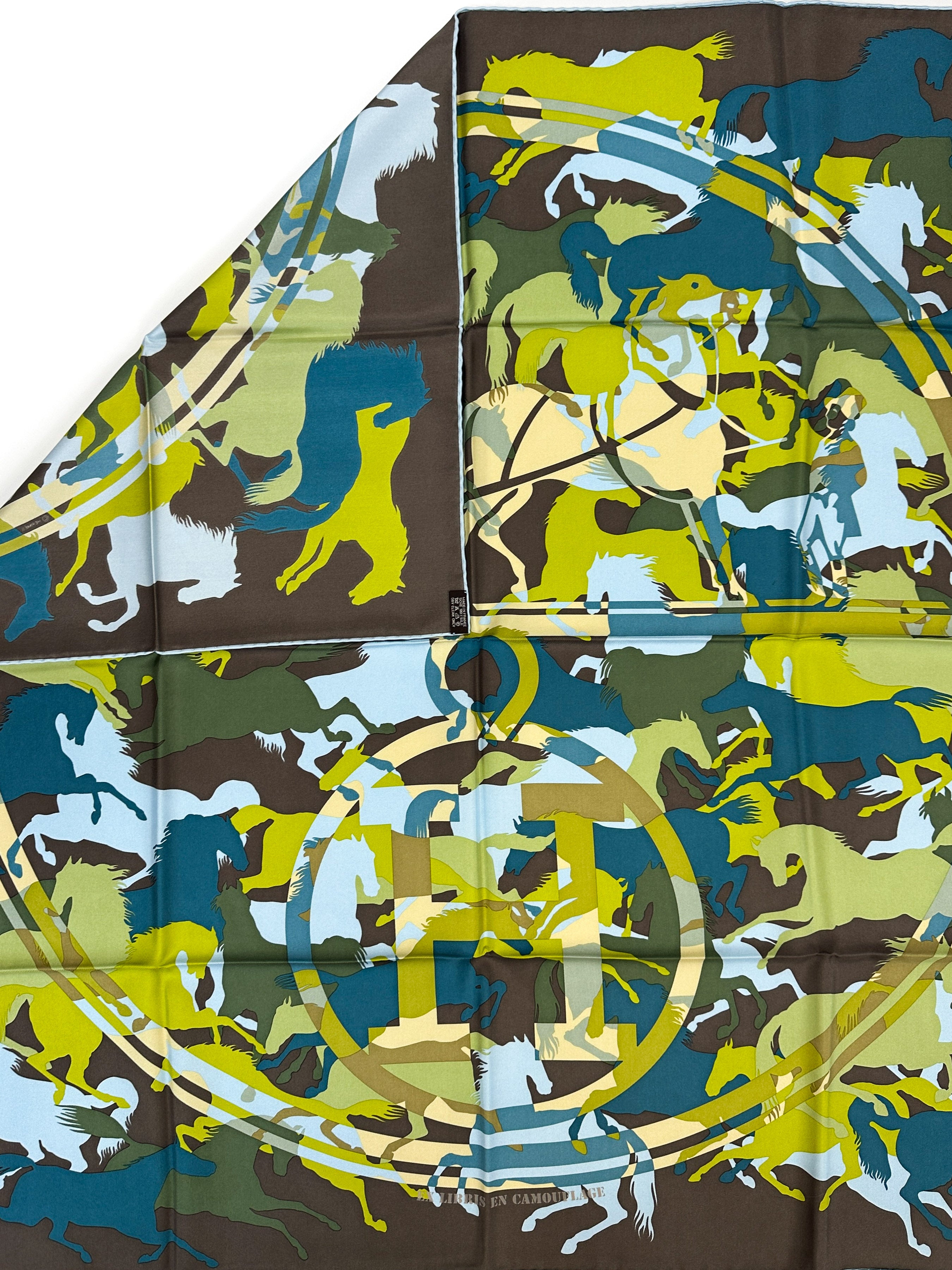 Hermès Ex Libris En Camouflage 90