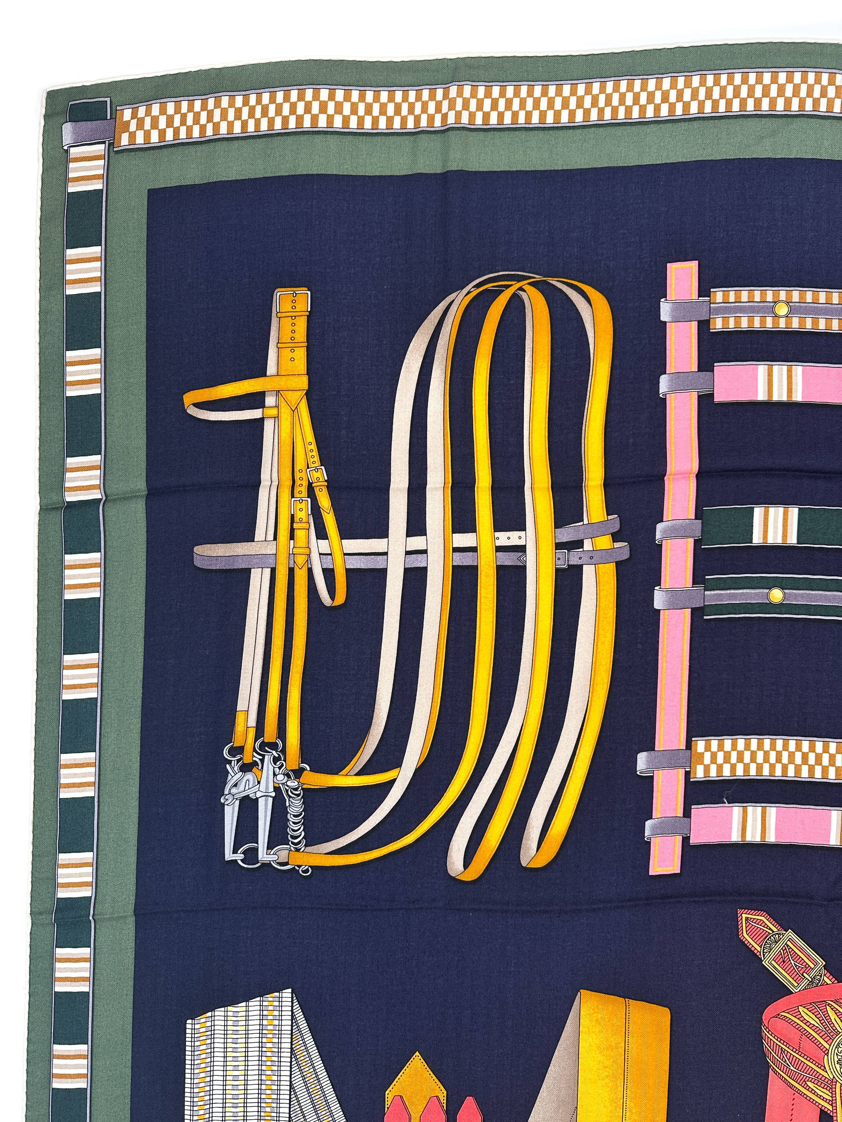 Hermès Lettres Equestres Cashmere Silk 140