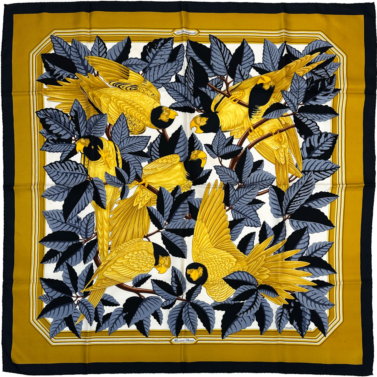 Hermès Les Perroquets 90