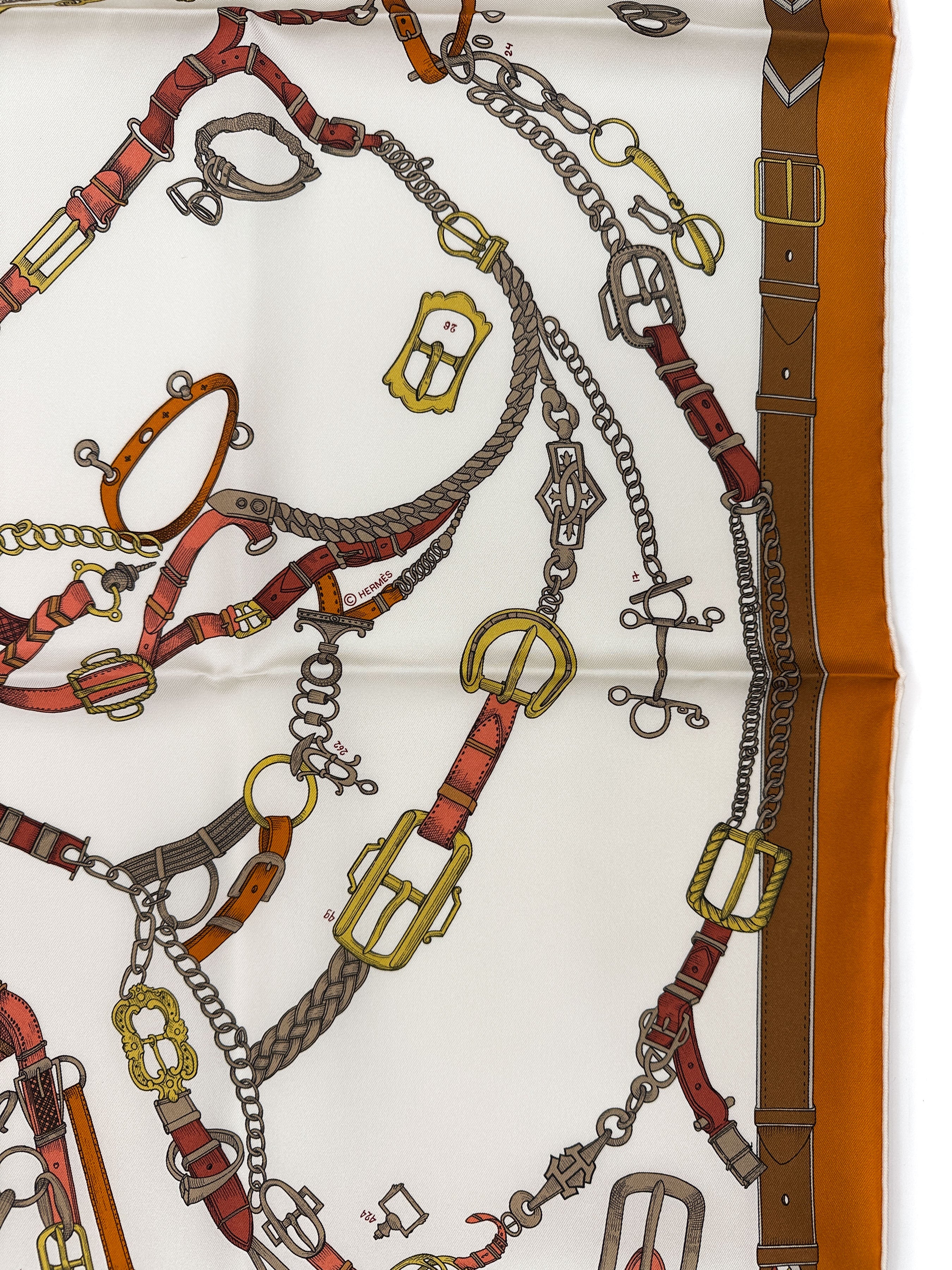 Hermès Les Chevaux Dechaines 90