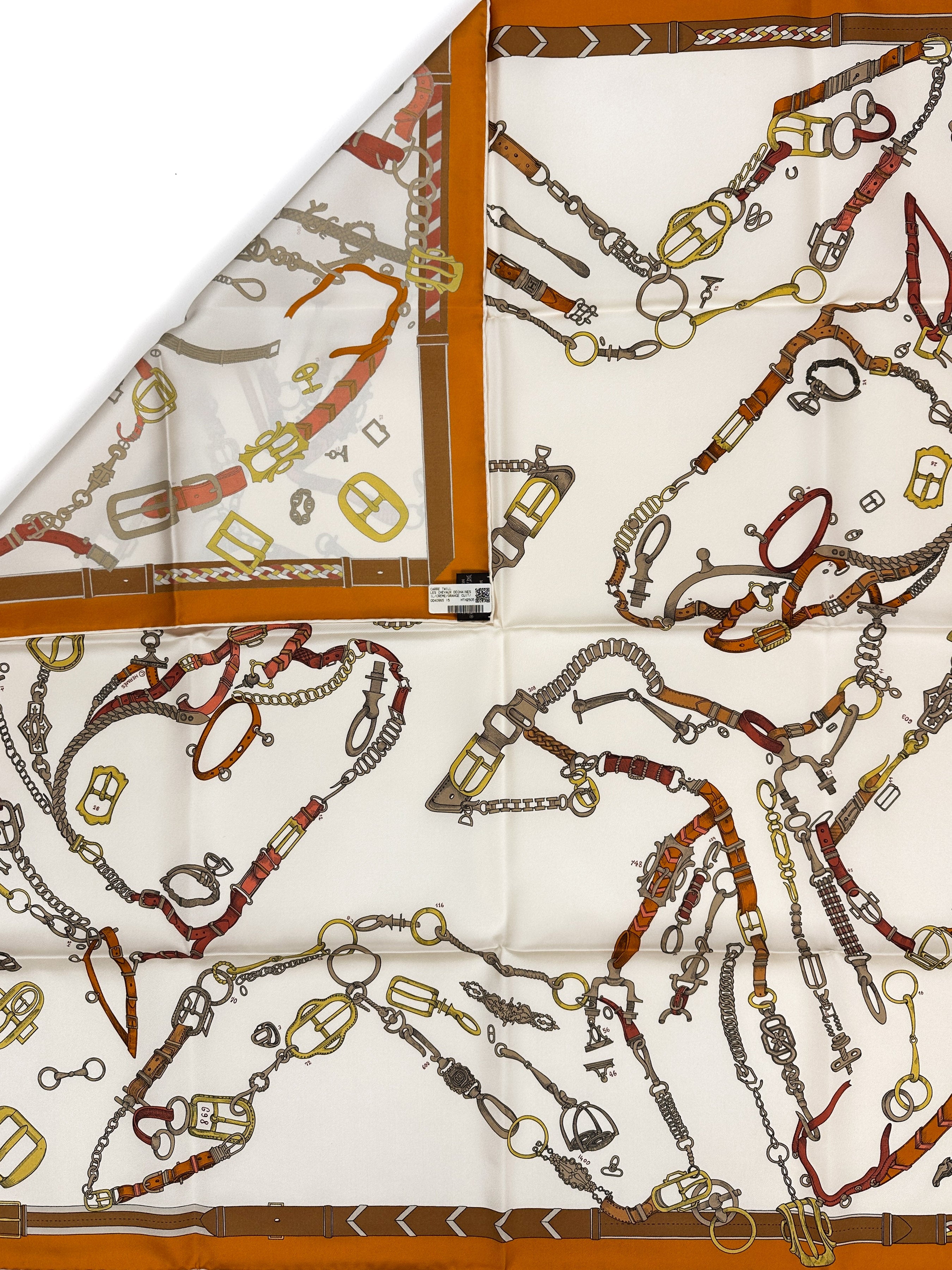 Hermès Les Chevaux Dechaines 90