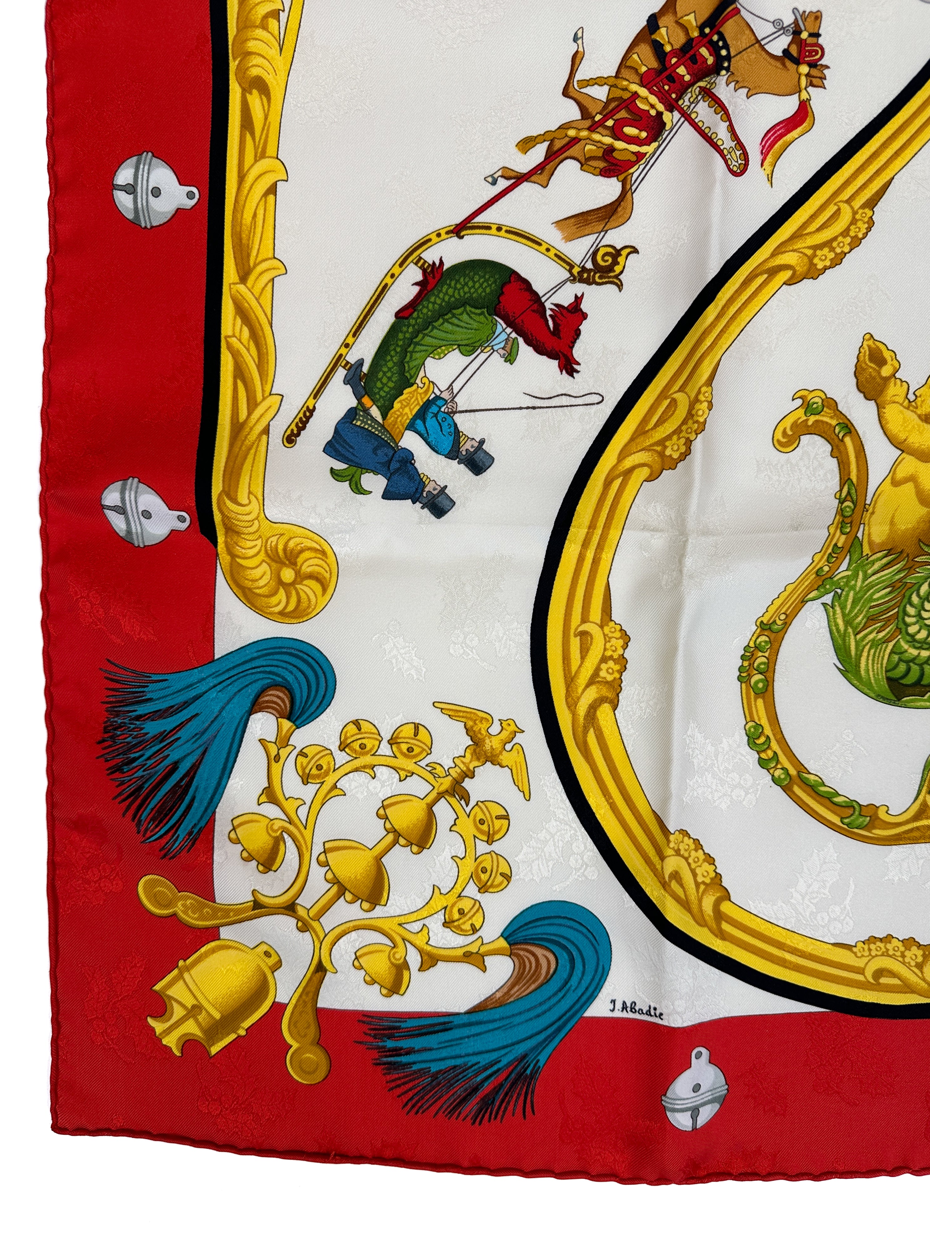 Hermès Plumes et Grelots Jacquard 90