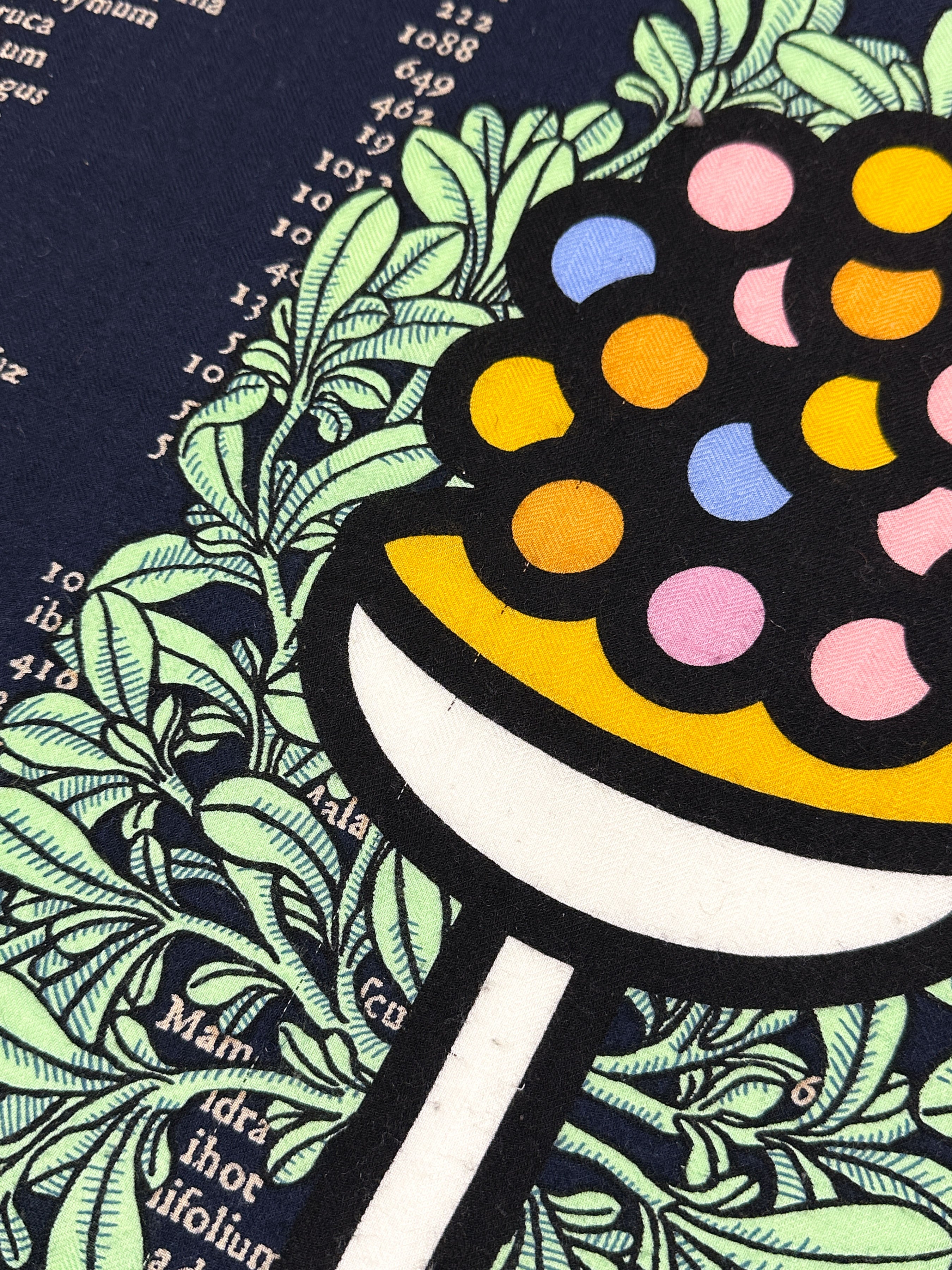 Hermès Botanica Grafica Cashmere Silk 140