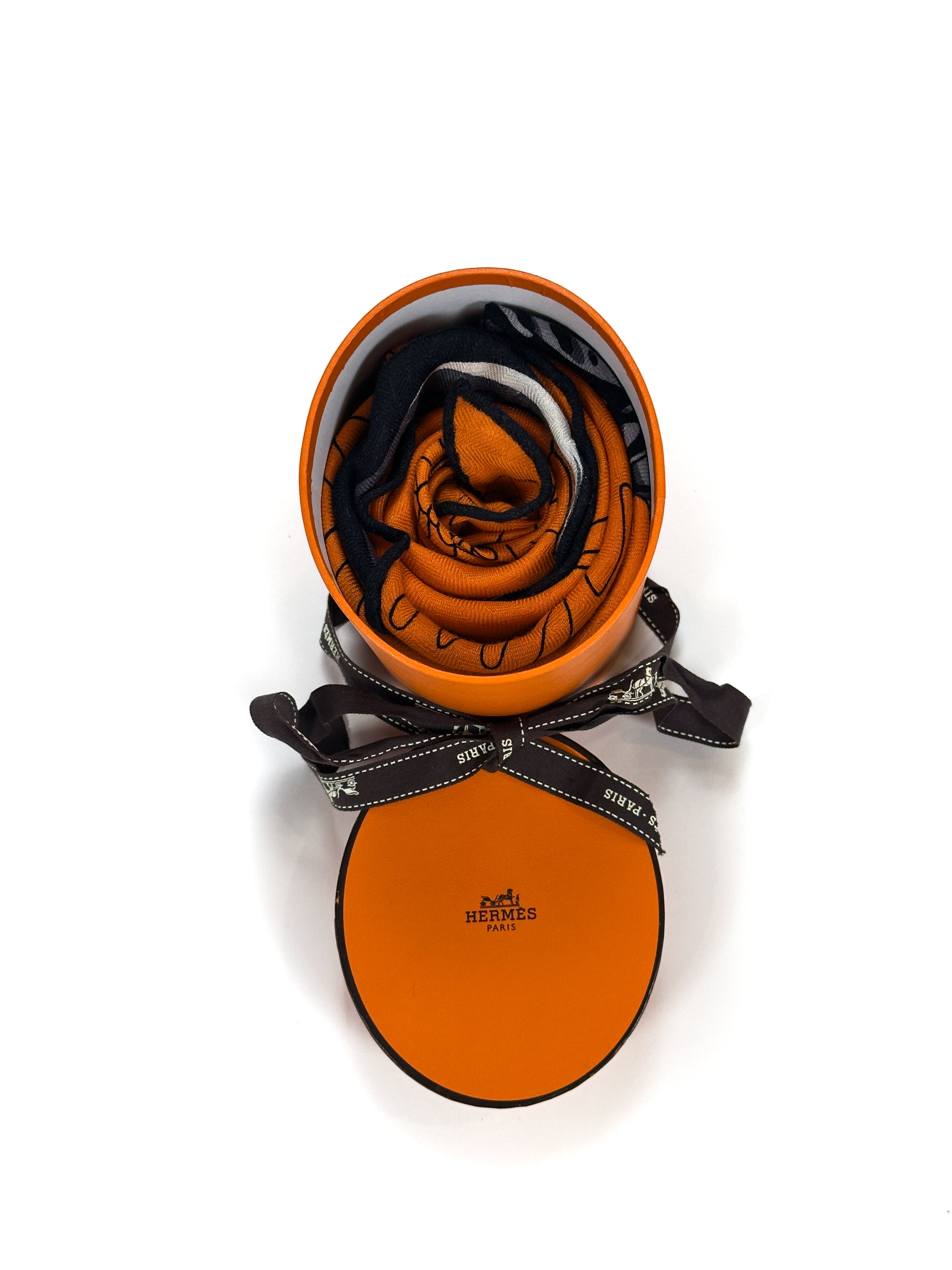 Hermès Dragon Flash Cashmere Silk Losange