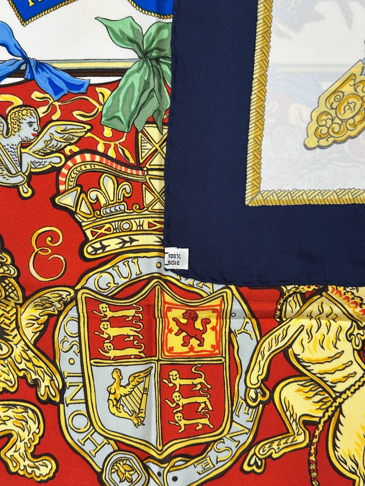 Hermès Special Edition 1977 The Queen's Silver Jubilee Dieu et Mon Droit 90