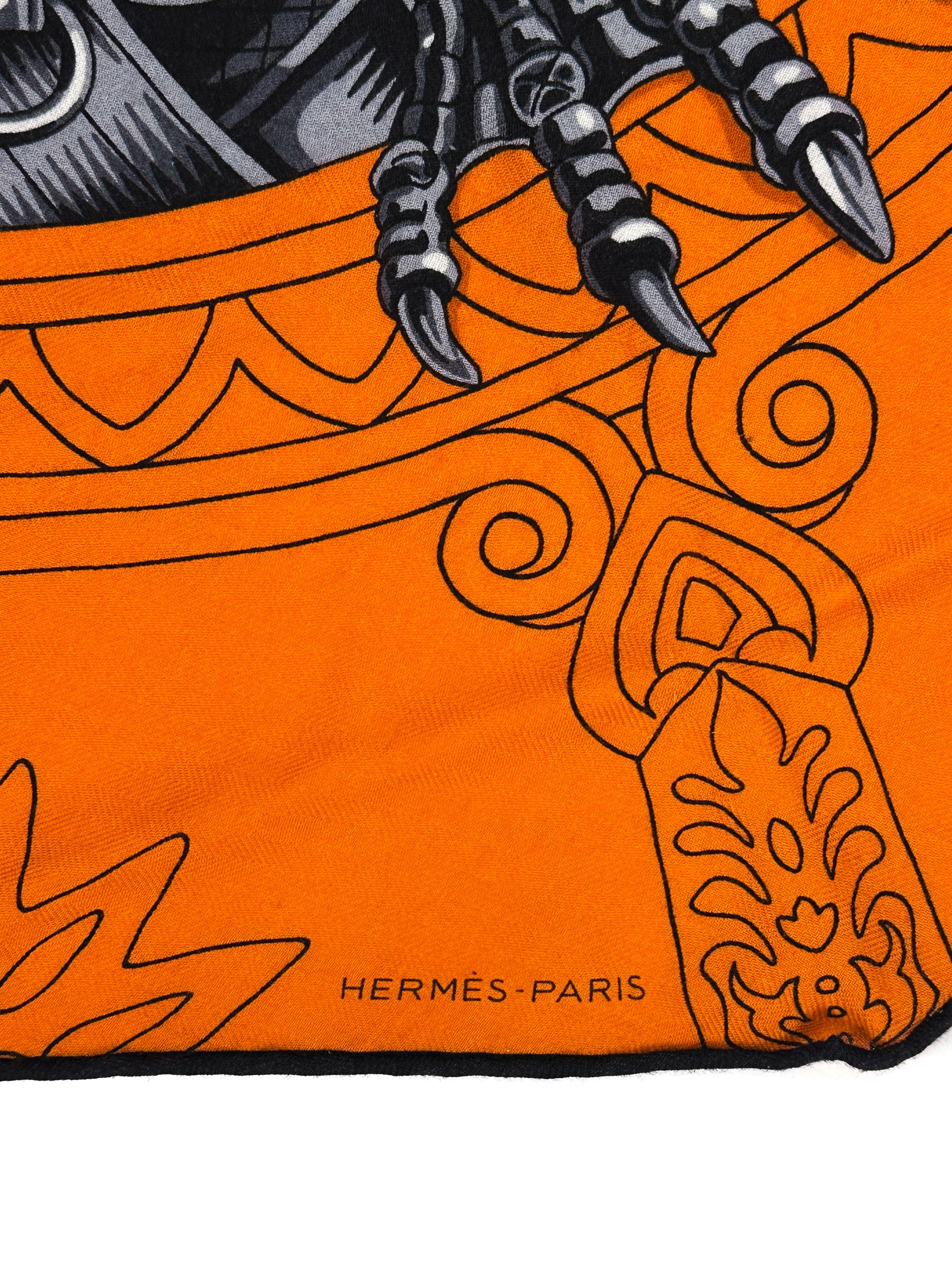 Hermès Dragon Flash Cashmere Silk Losange