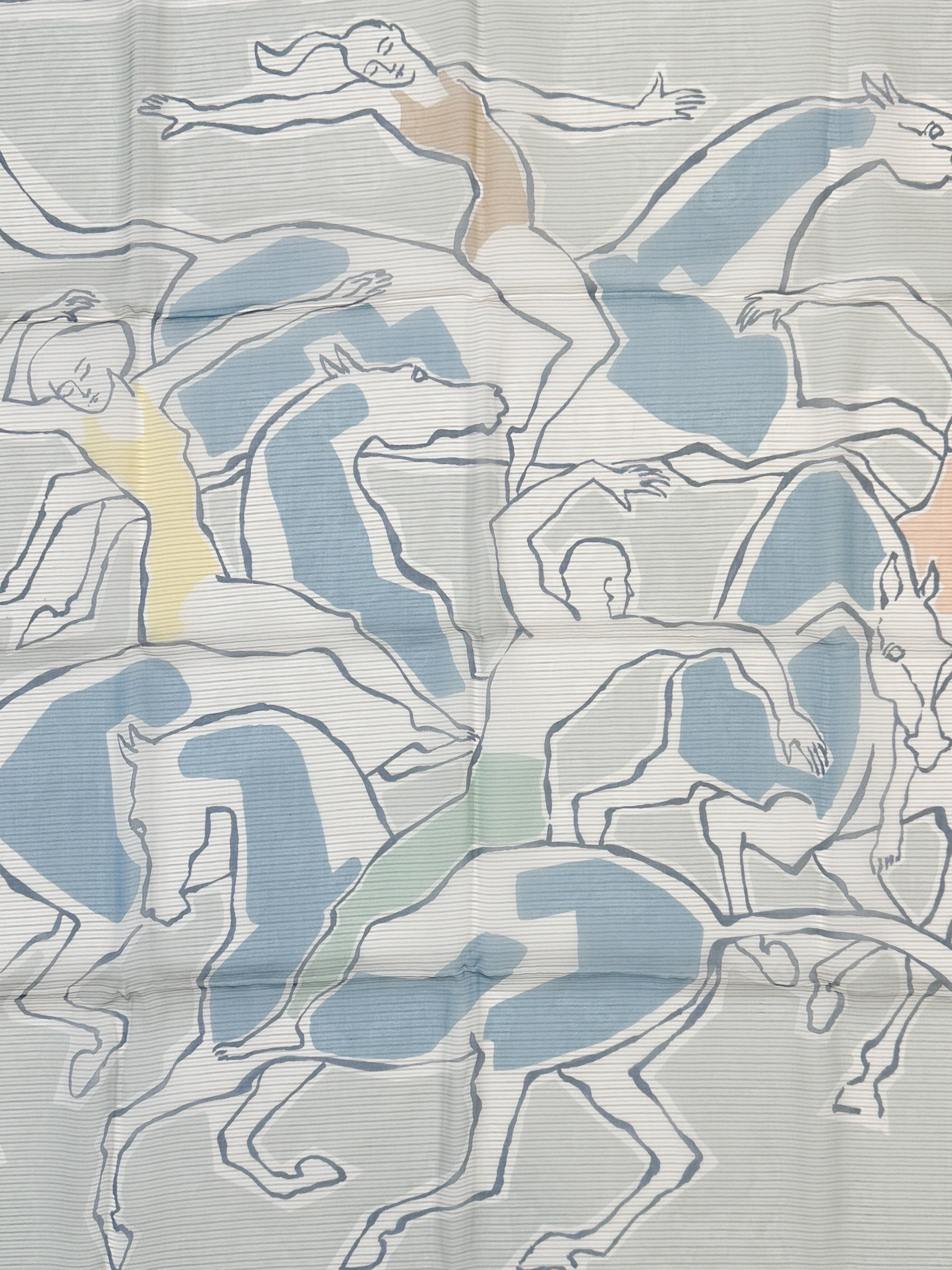 Hermès Choreographie Equestre Mousseline 70