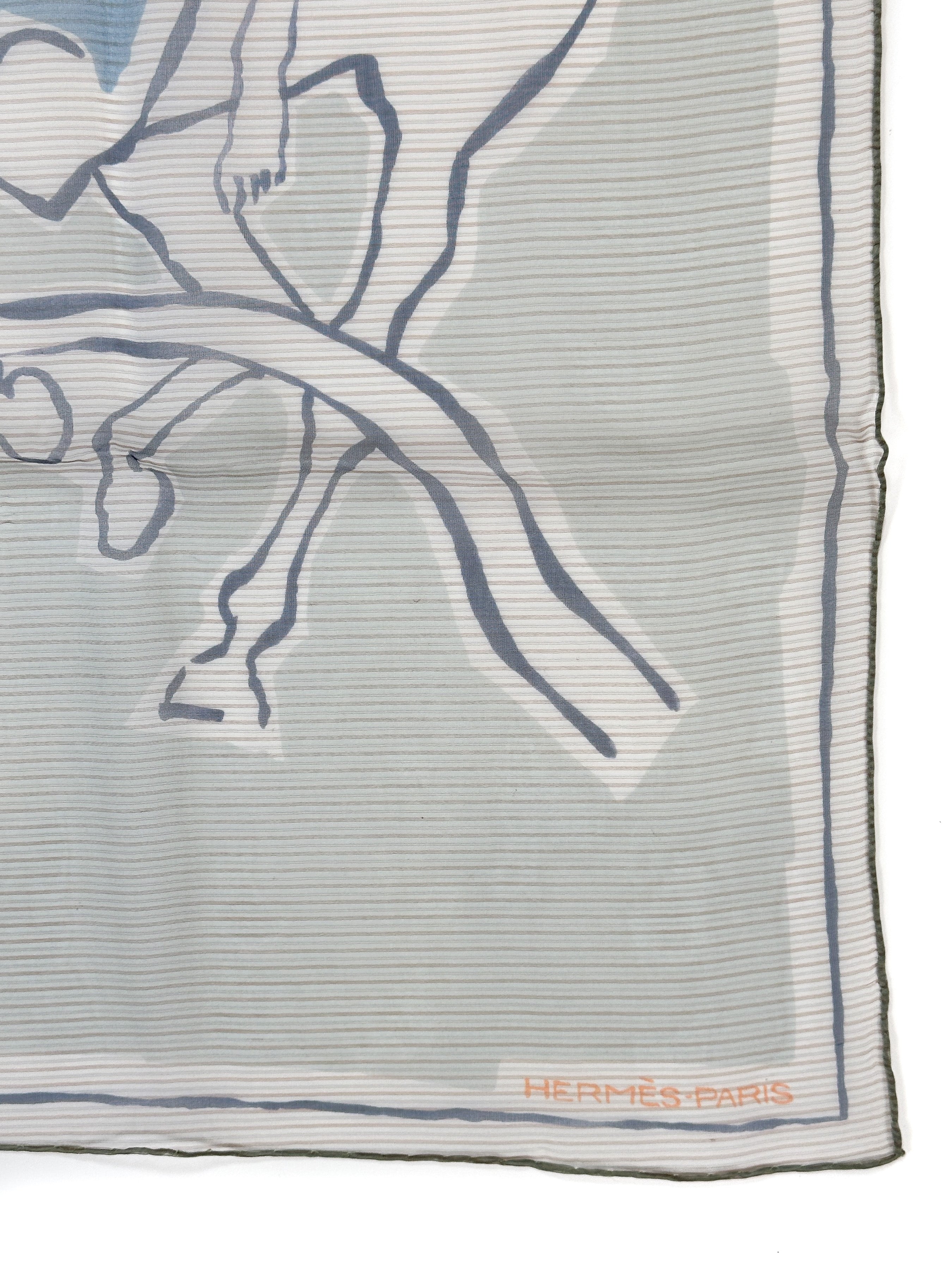 Hermès Choreographie Equestre Mousseline 70