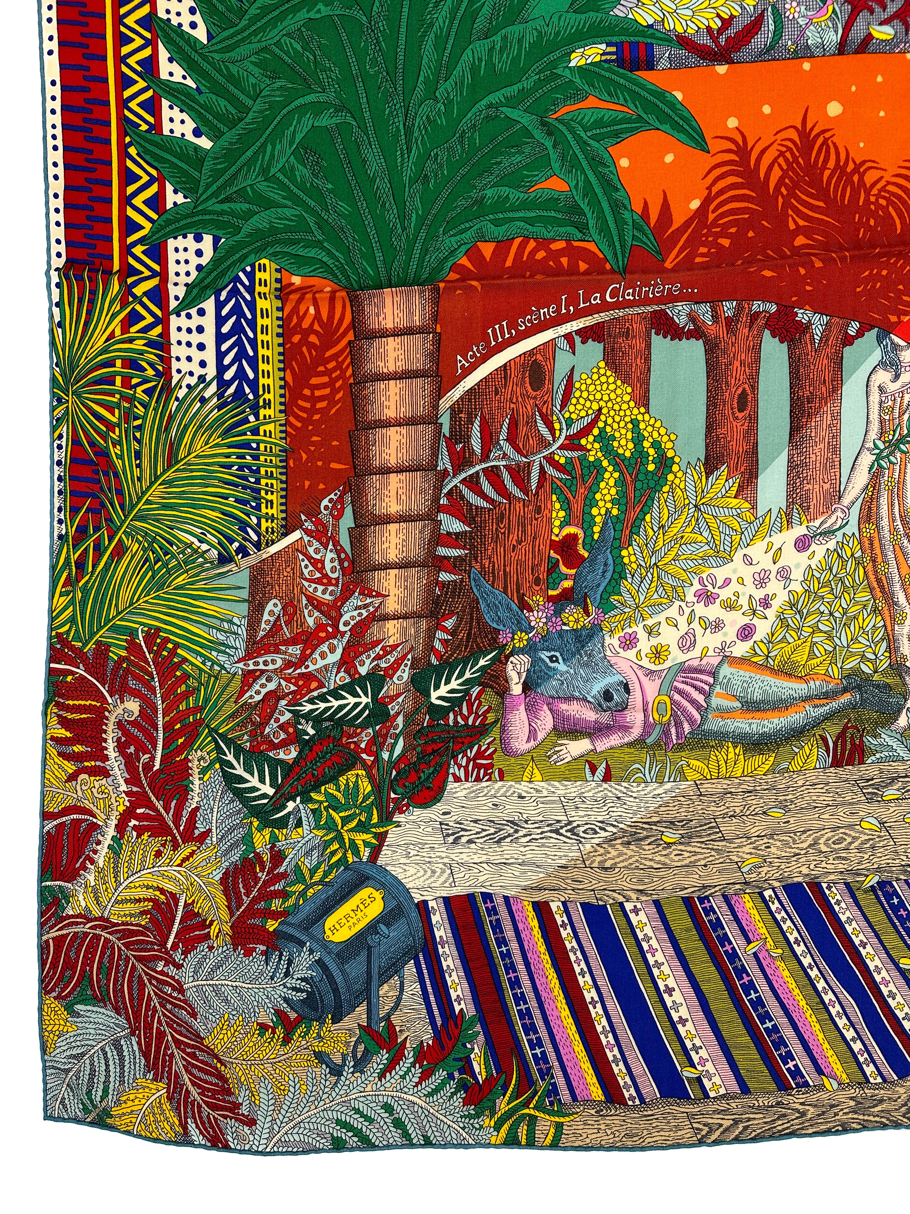 Hermès Act III, Scene I, La Clairiere Cashmere Silk 140