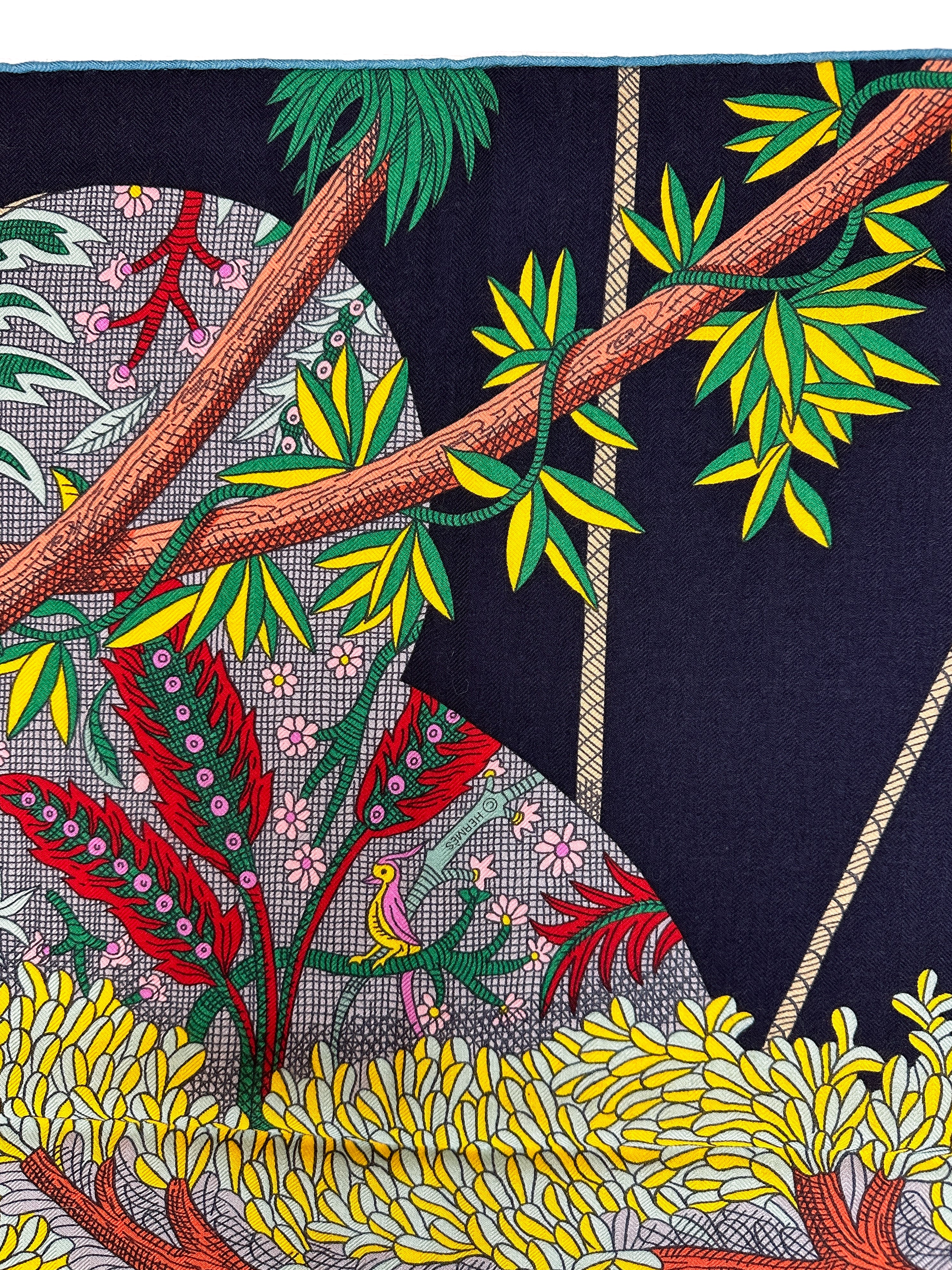 Hermès Act III, Scene I, La Clairiere Cashmere Silk 140