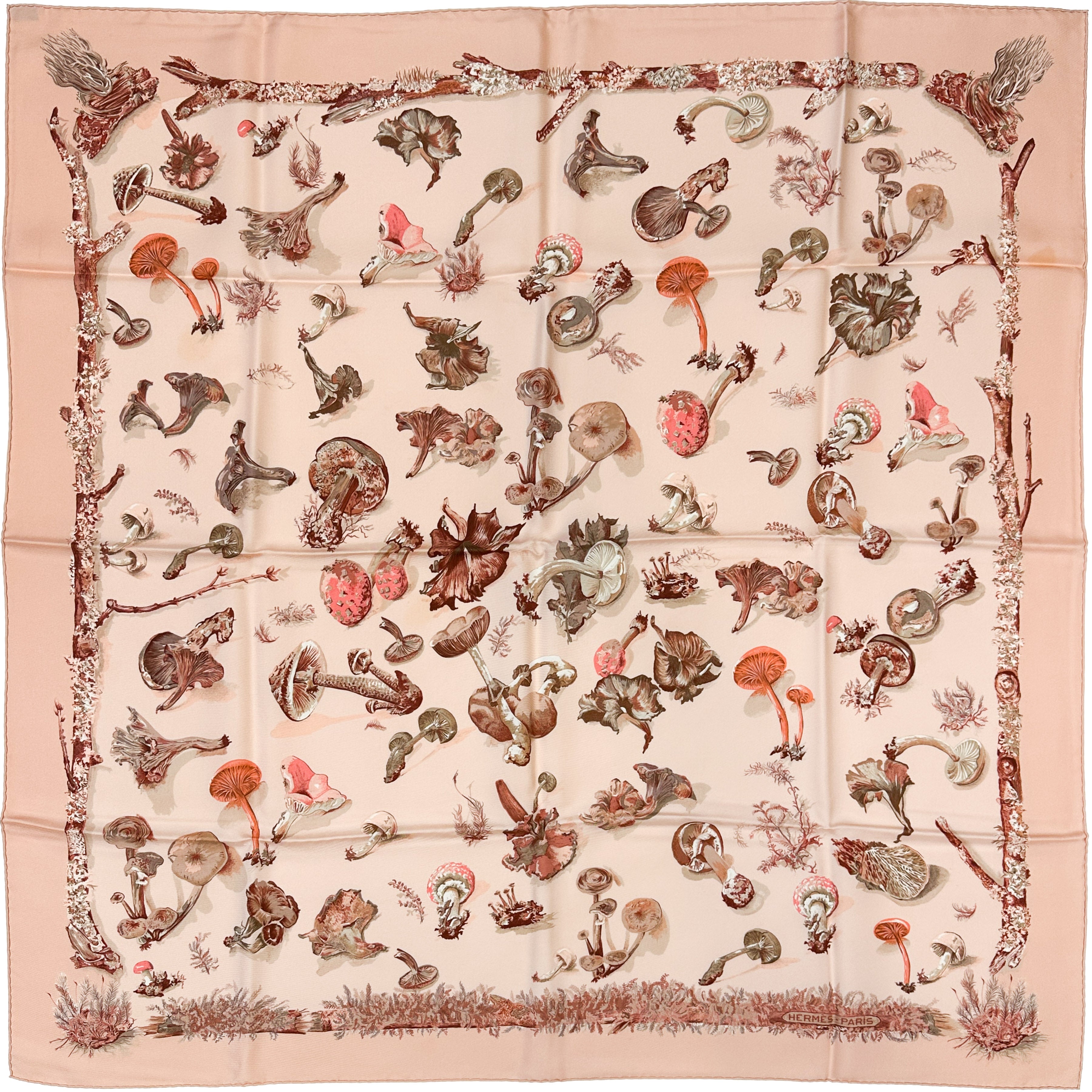 Hermès Champignons 90