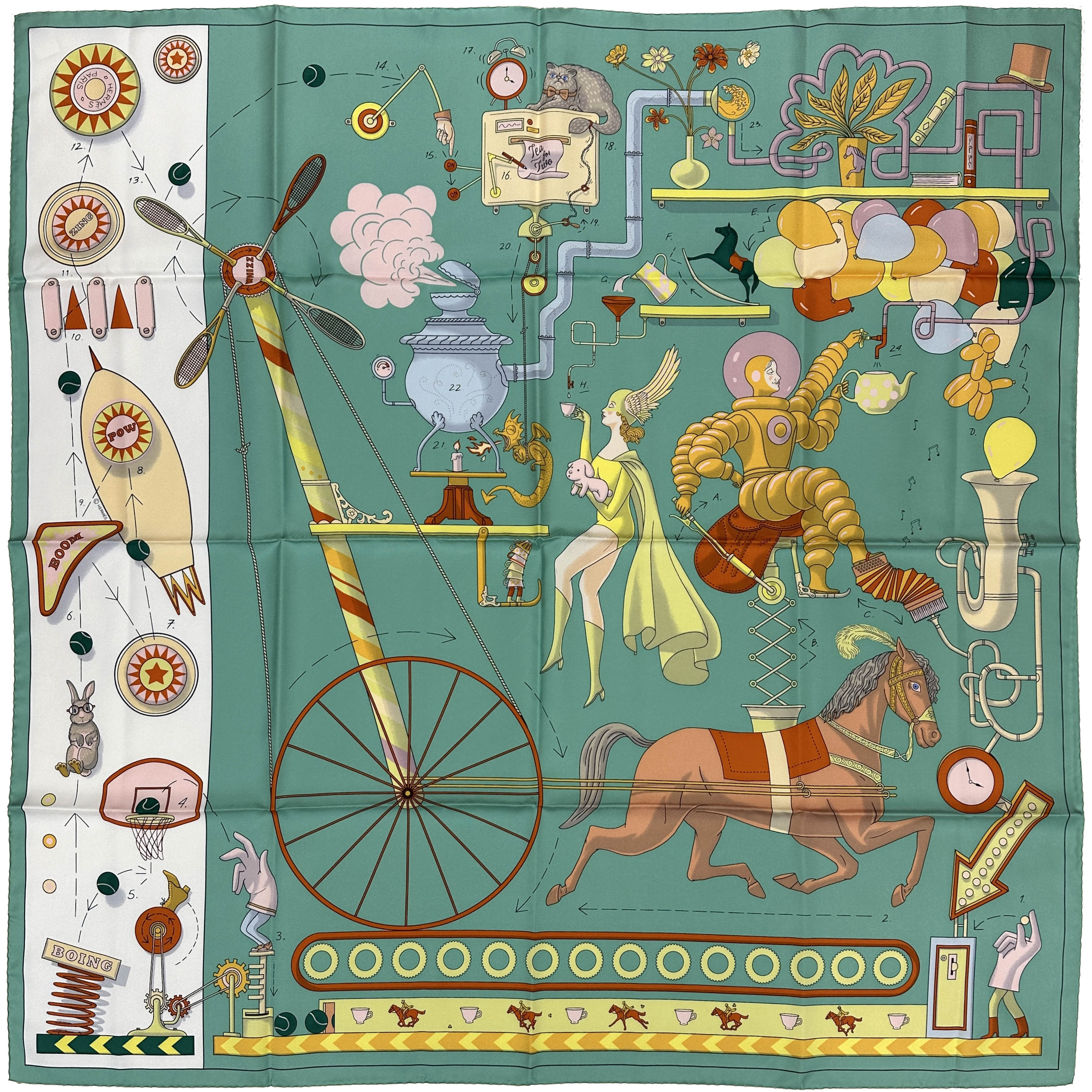 Hermès Tea For Two 90