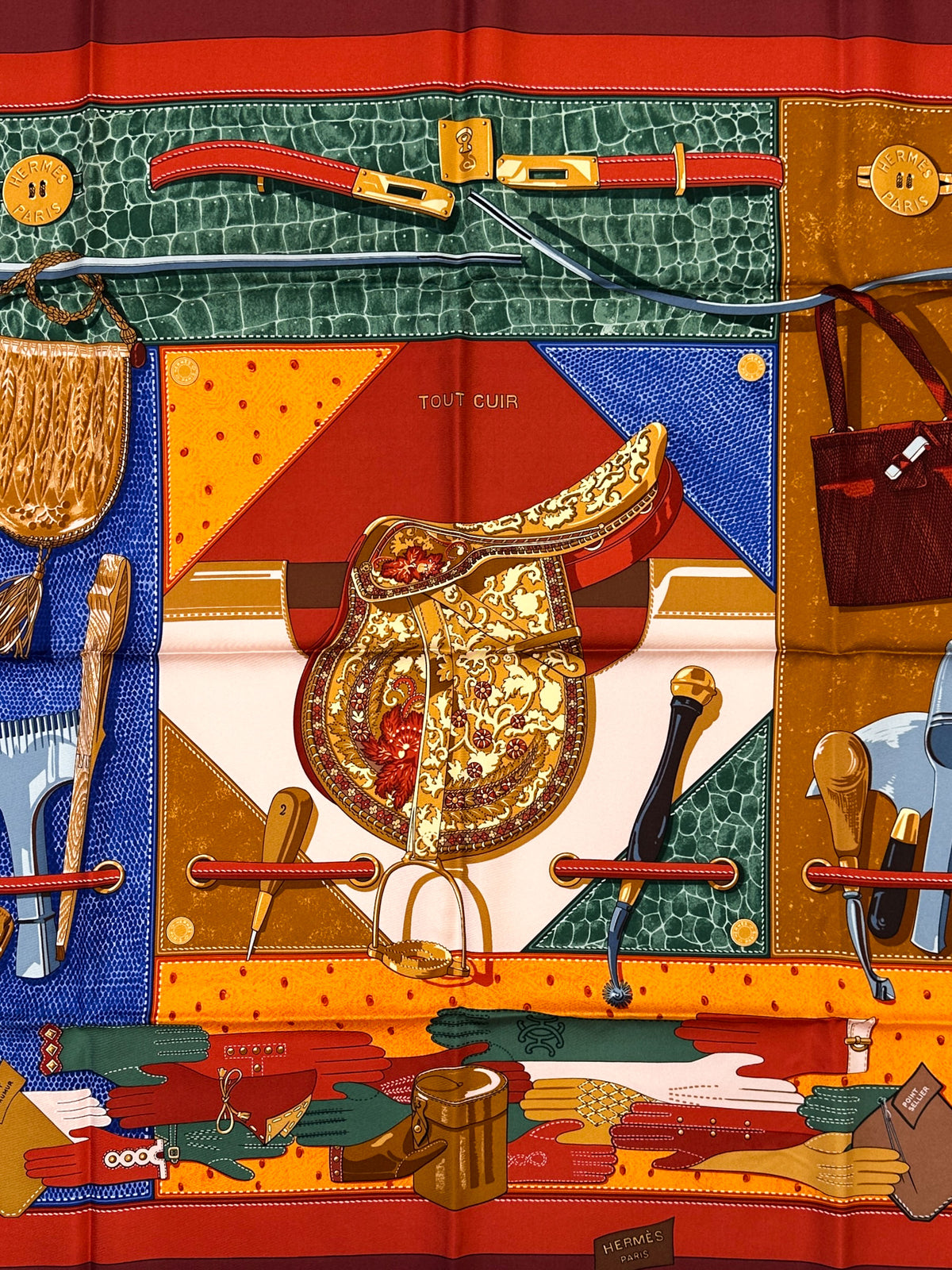 Hermès Tout Cuir 90