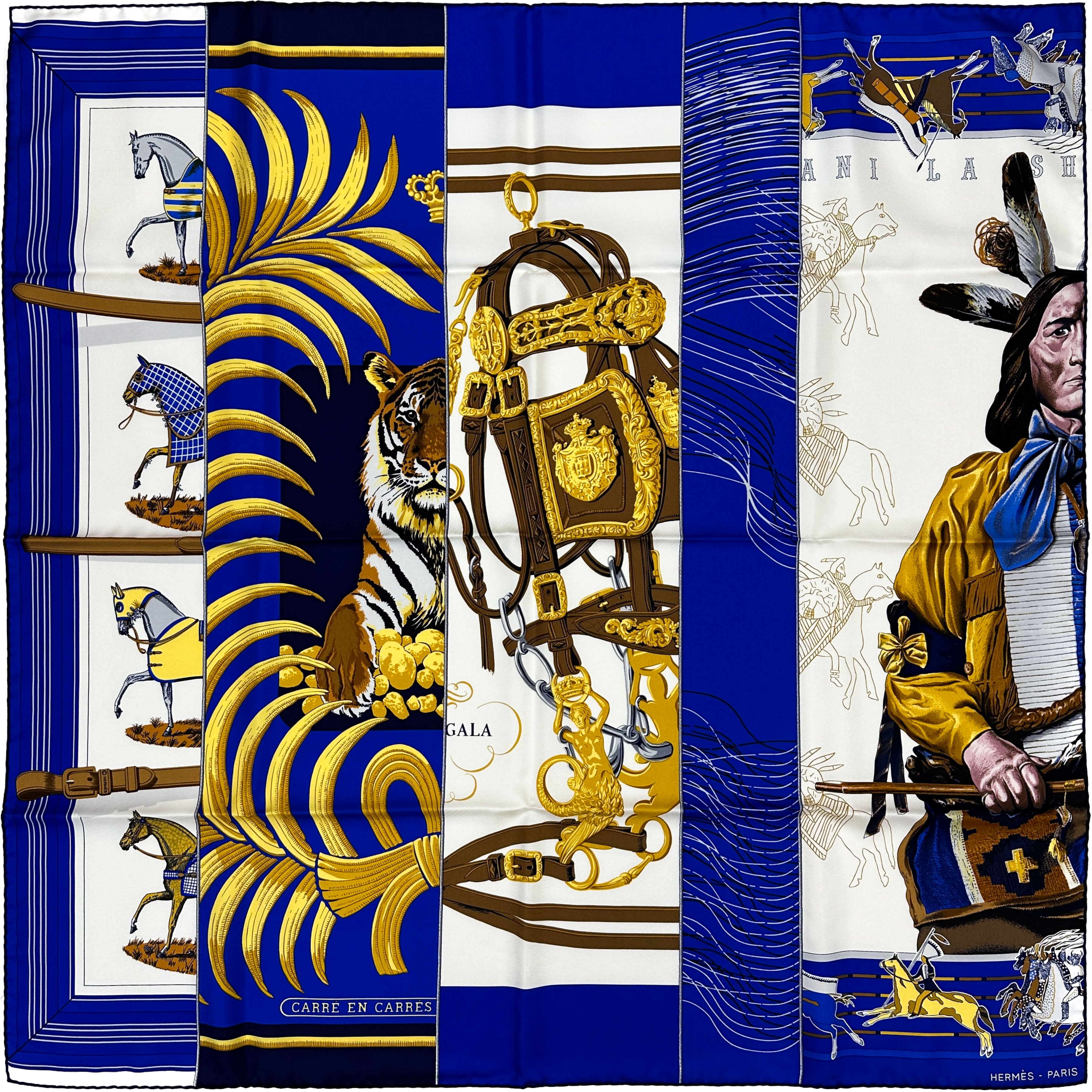 Hermès Carré en Carrés 90