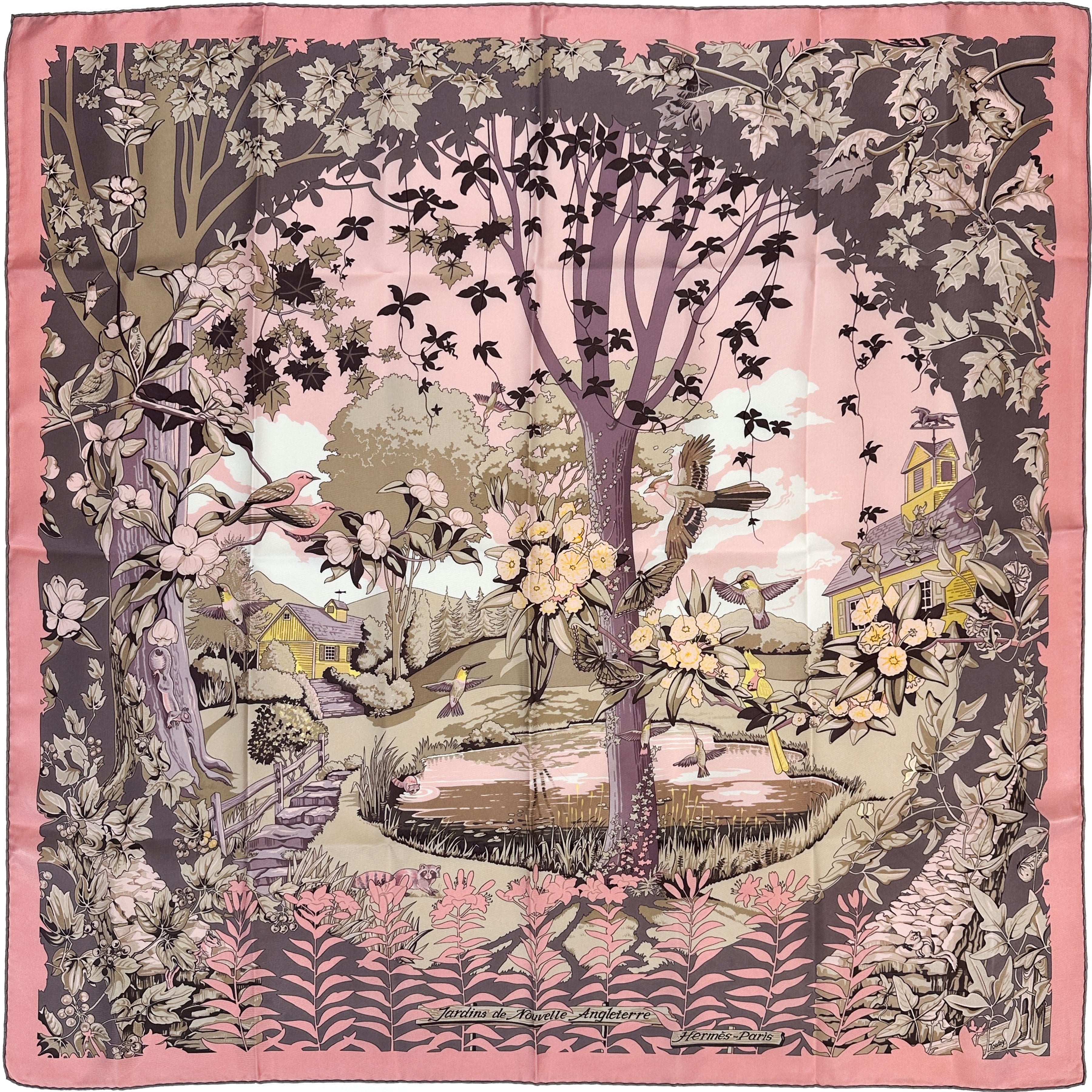 Hermès Jardins de la Nouvelle Angleterre 90