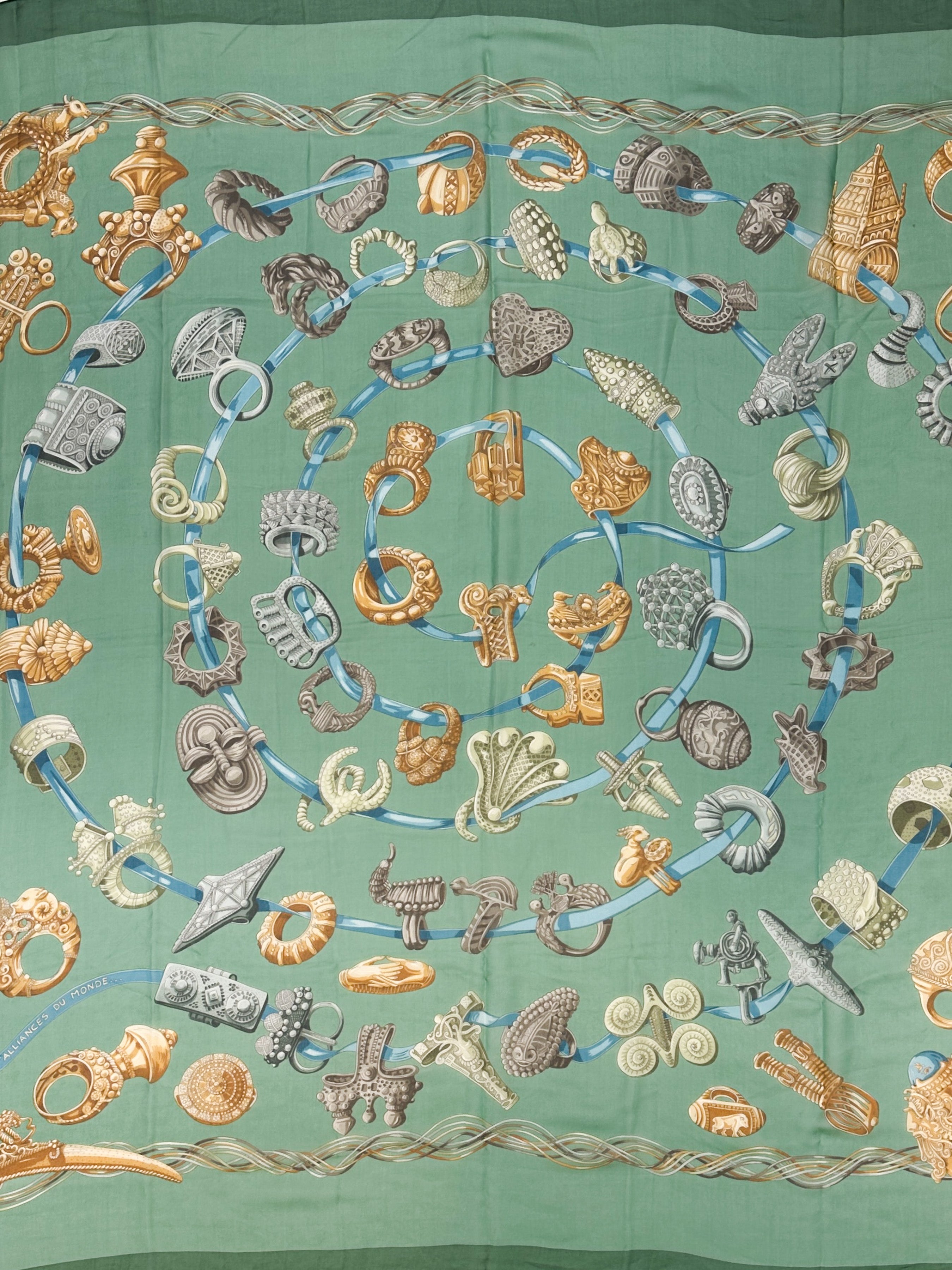 Hermès Alliances du Monde Mousseline 140