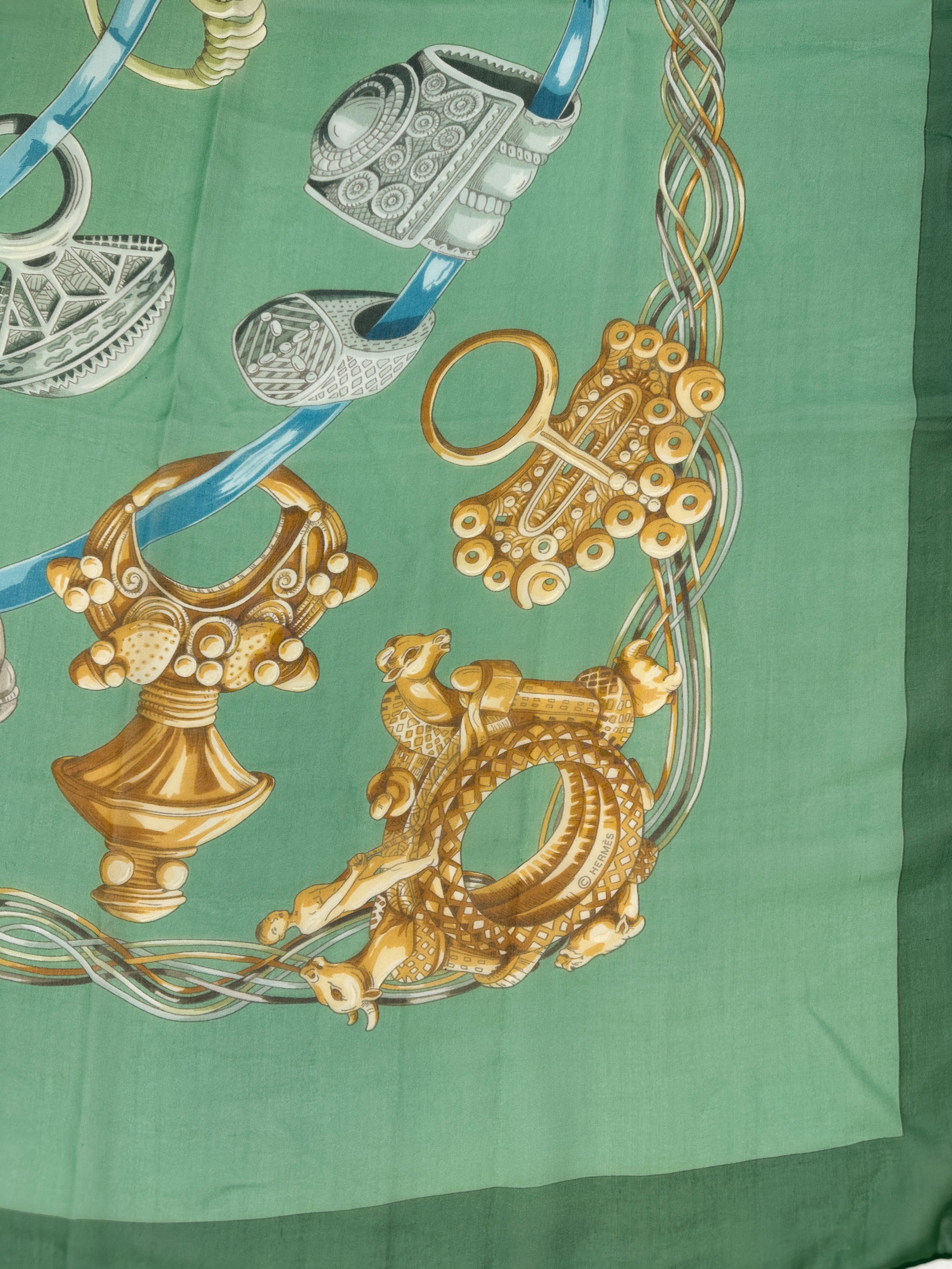 Hermès Alliances du Monde Mousseline 140