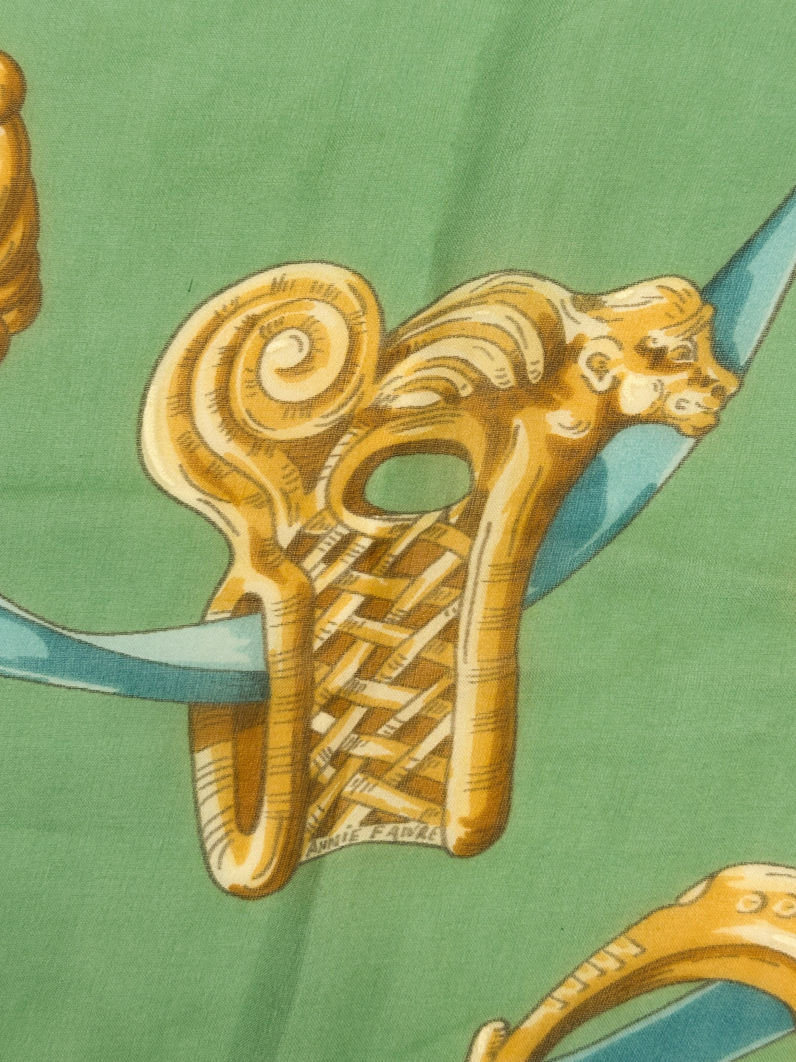 Hermès Alliances du Monde Mousseline 140