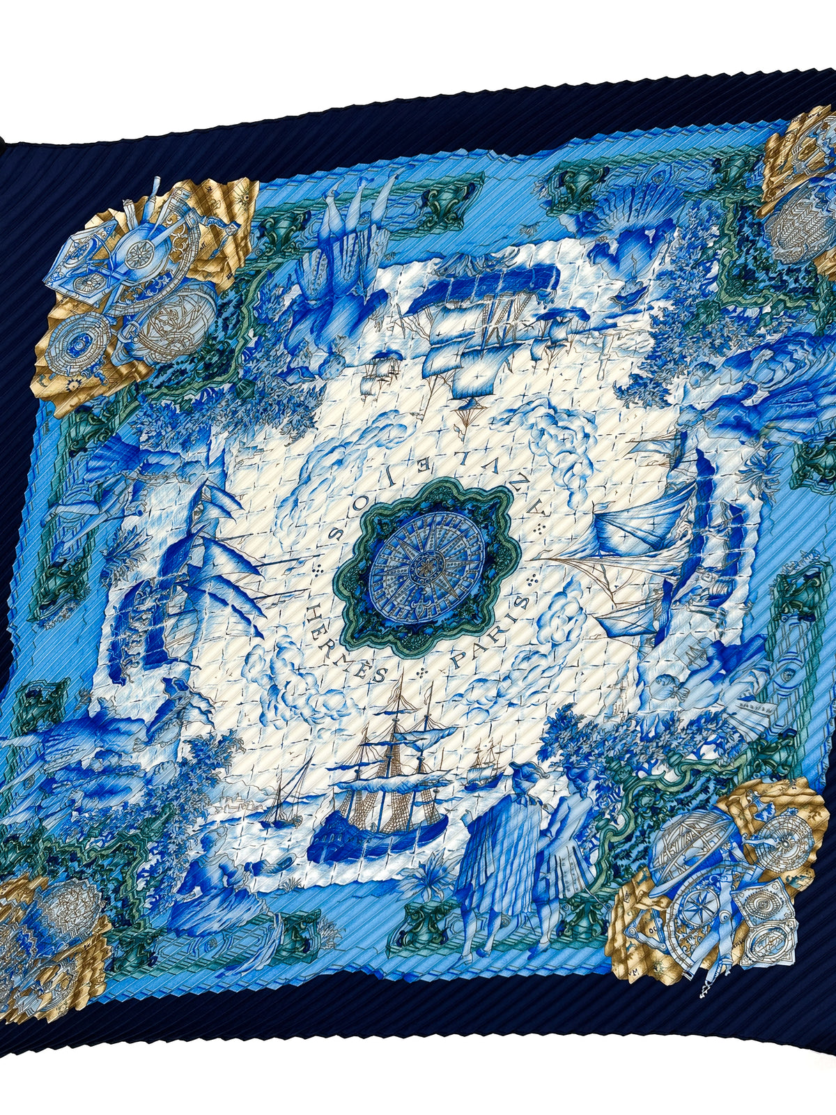 Hermès Azulejos Plissé 90
