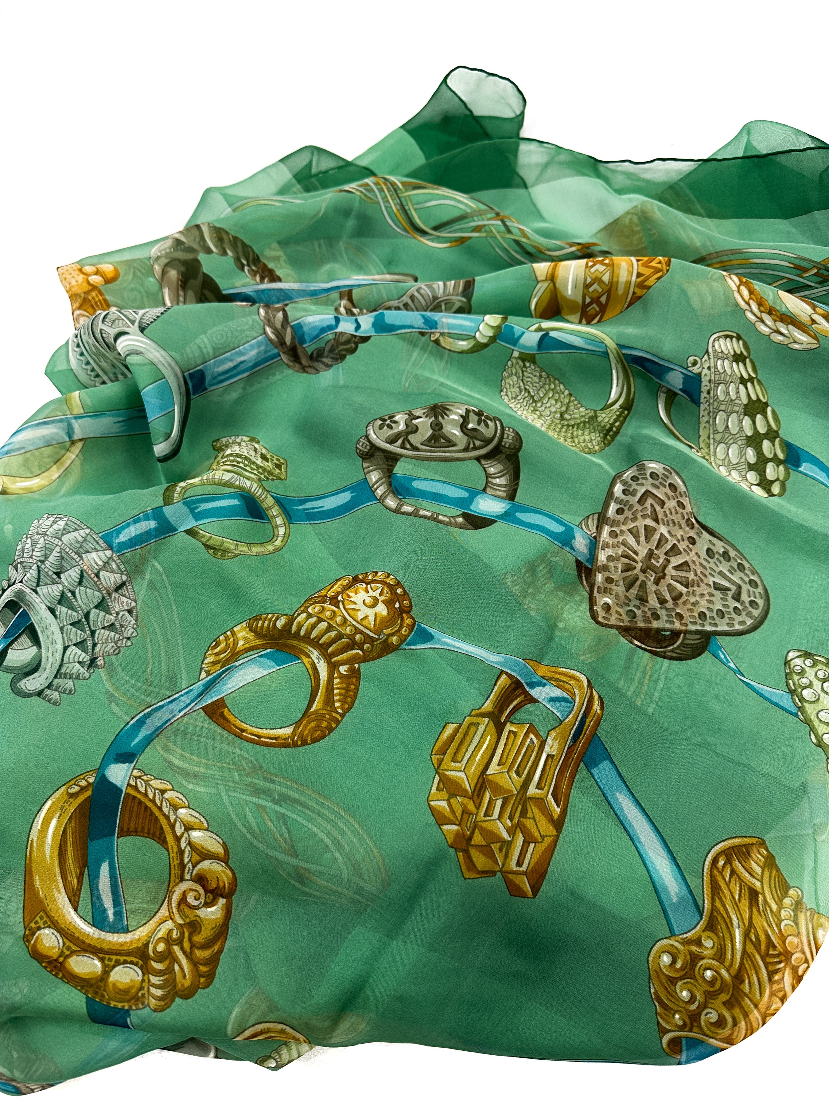 Hermès Alliances du Monde Mousseline 140