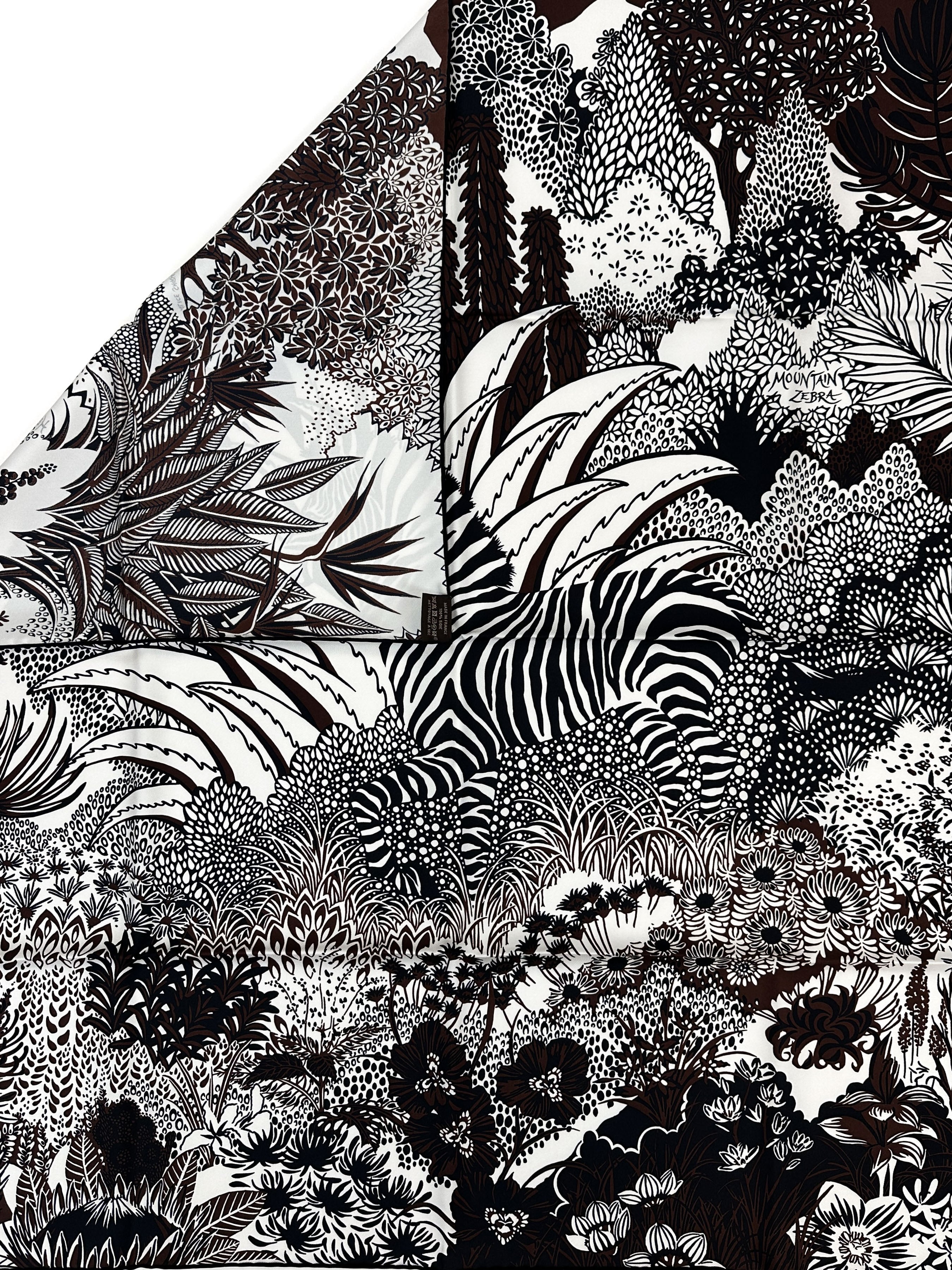 Hermès Mountain Zebra 90
