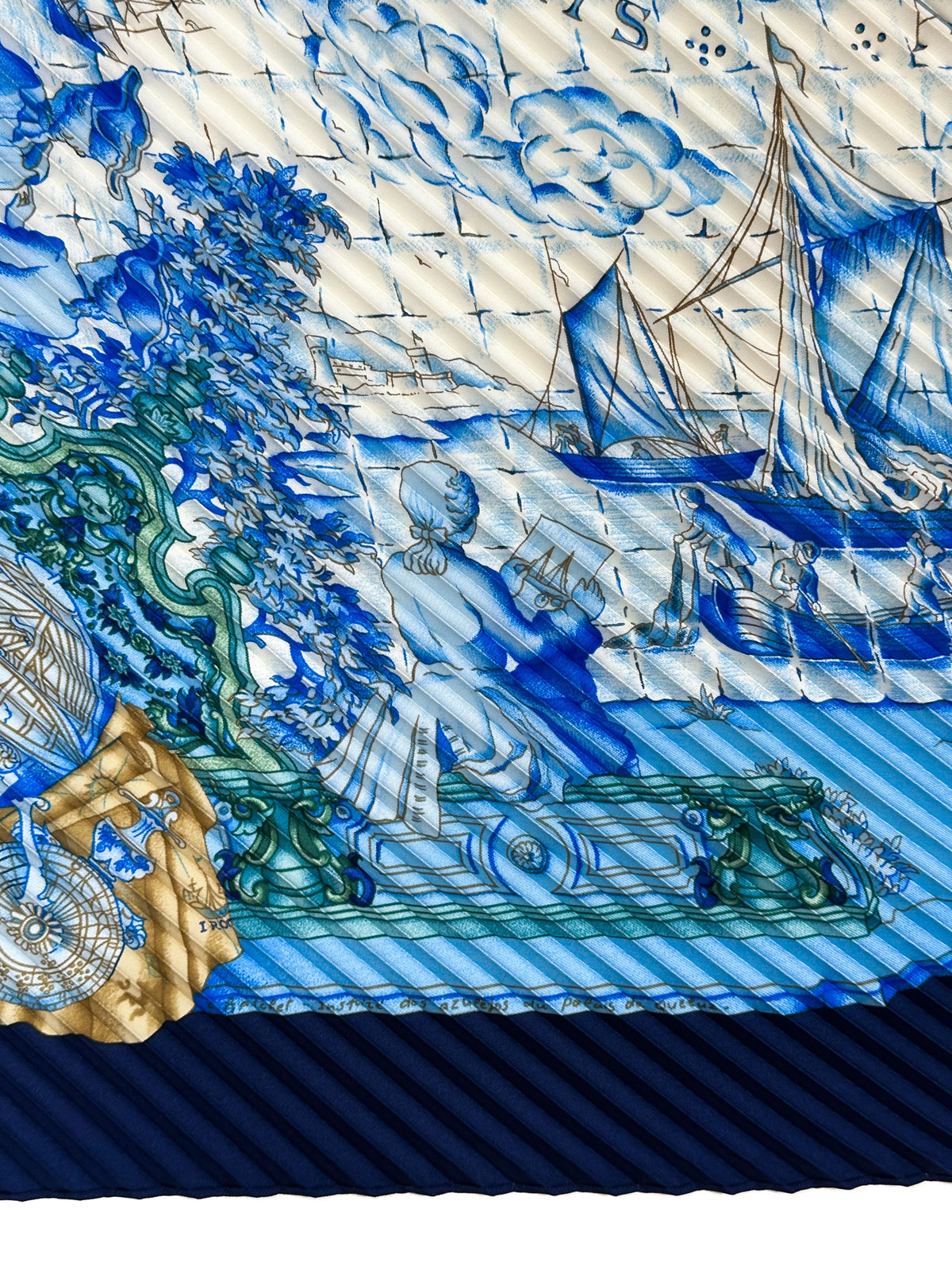 Hermès Azulejos Plissé 90