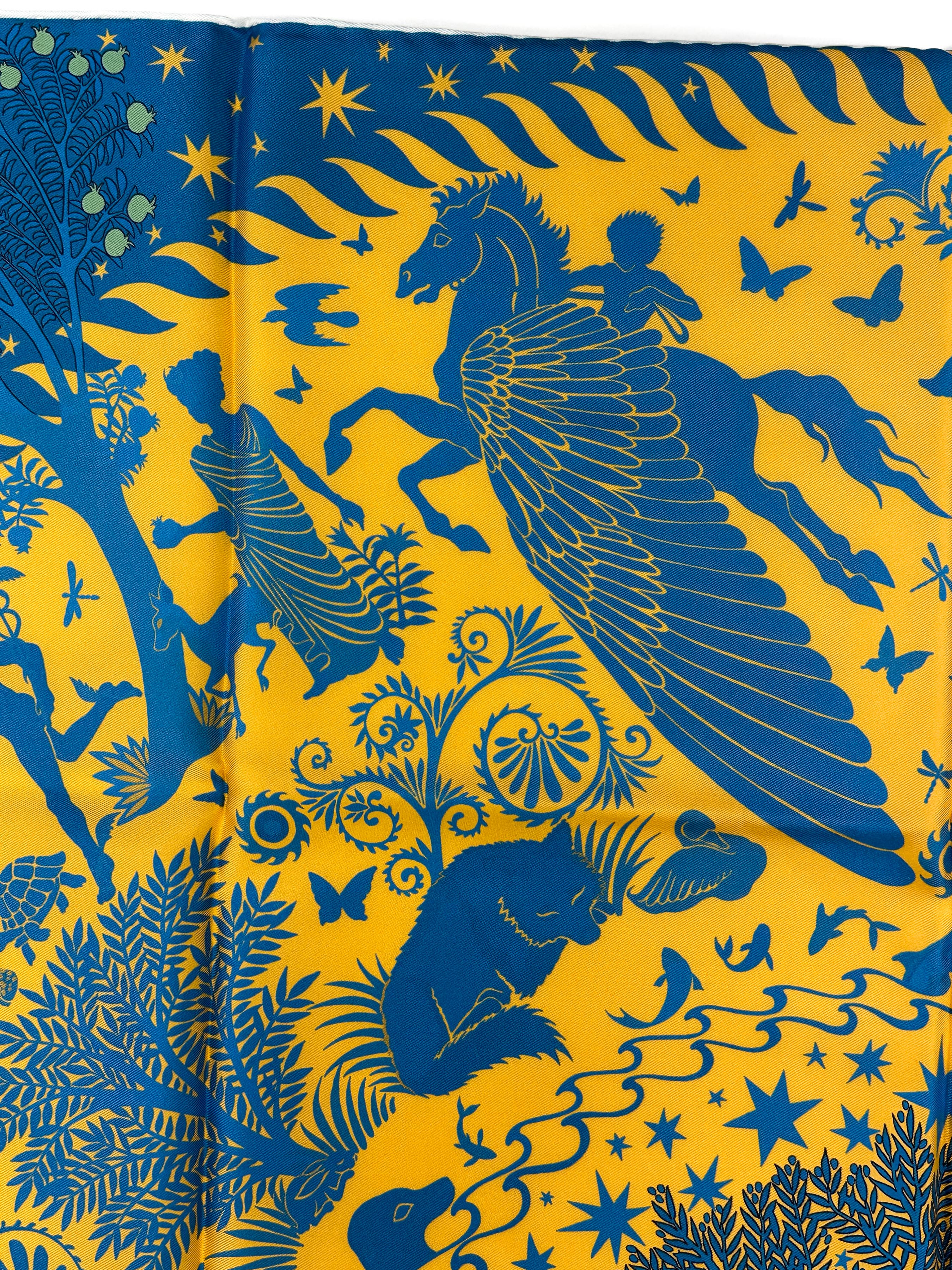 Hermès Sous le Charme d'Orphée Double Face 90
