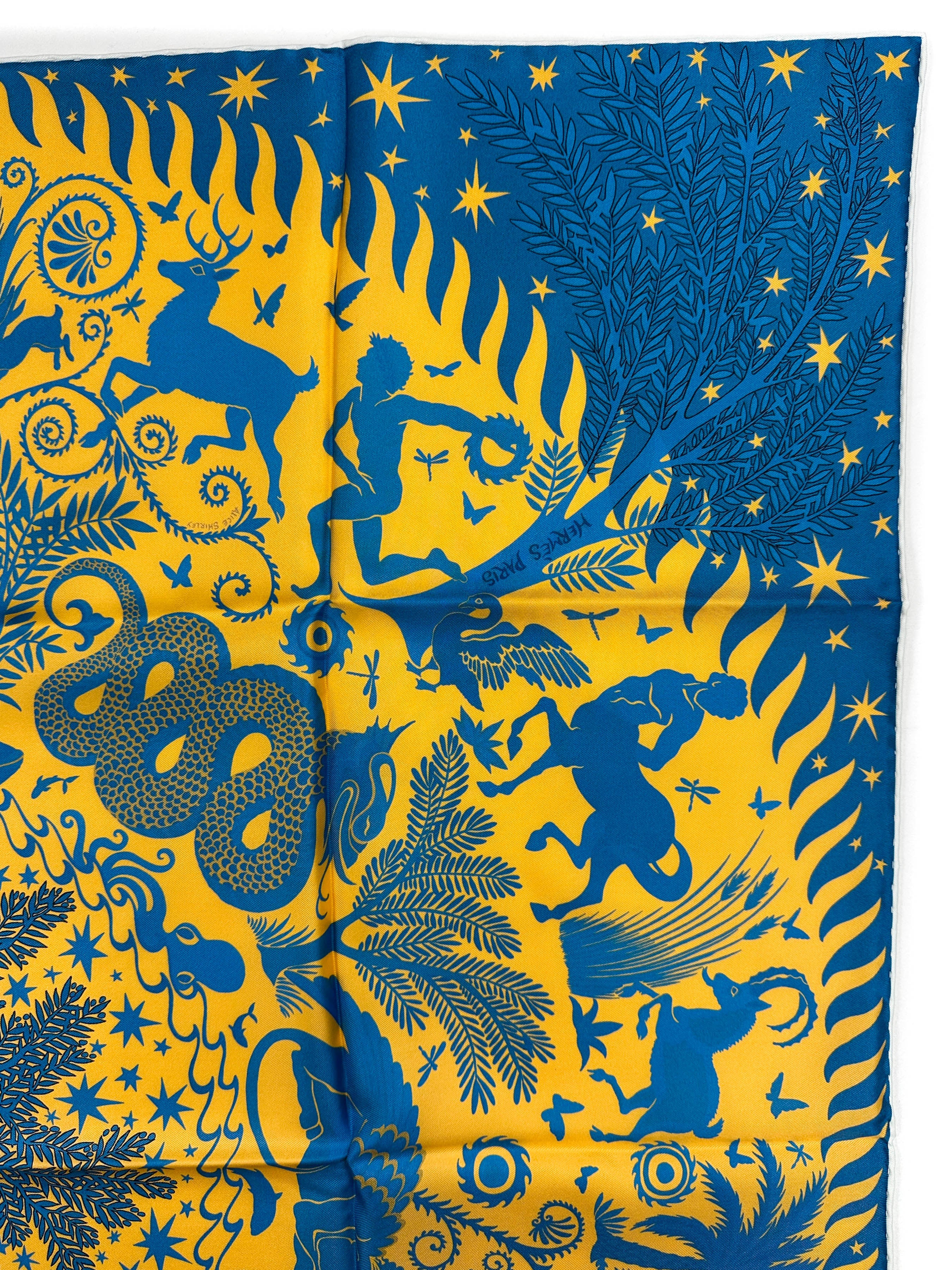 Hermès Sous le Charme d'Orphée Double Face 90