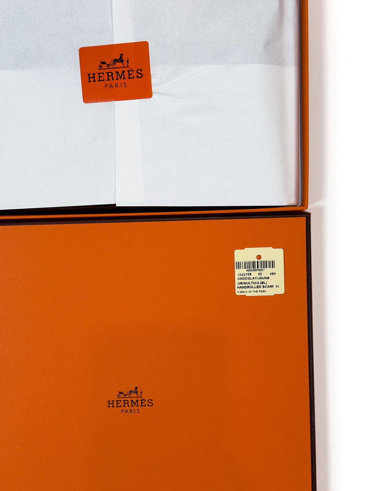 Hermès A Walk In The Park Cashmere Silk 90