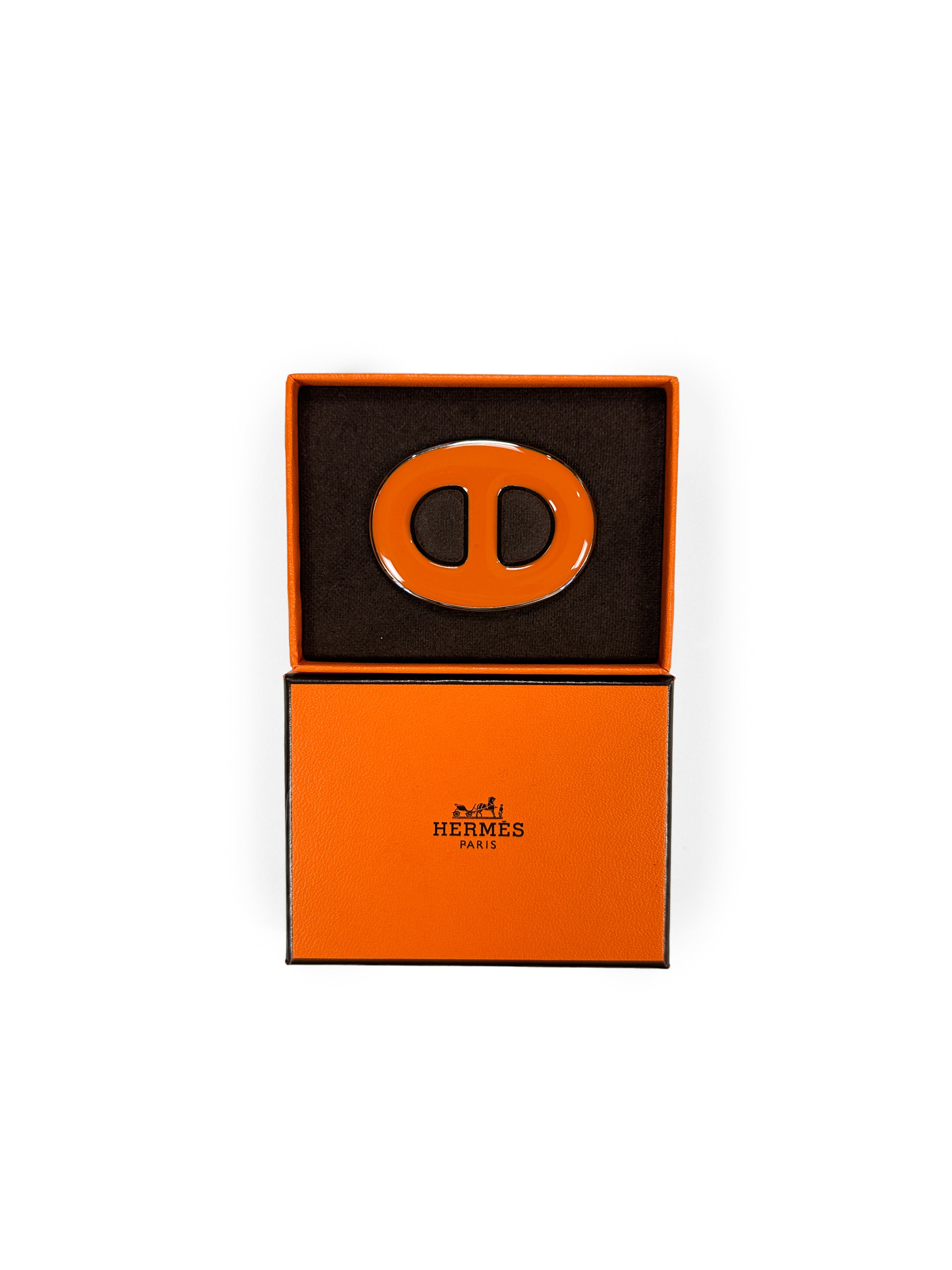 Hermès Chaine d'Ancre 70 Enamel Scarf Ring