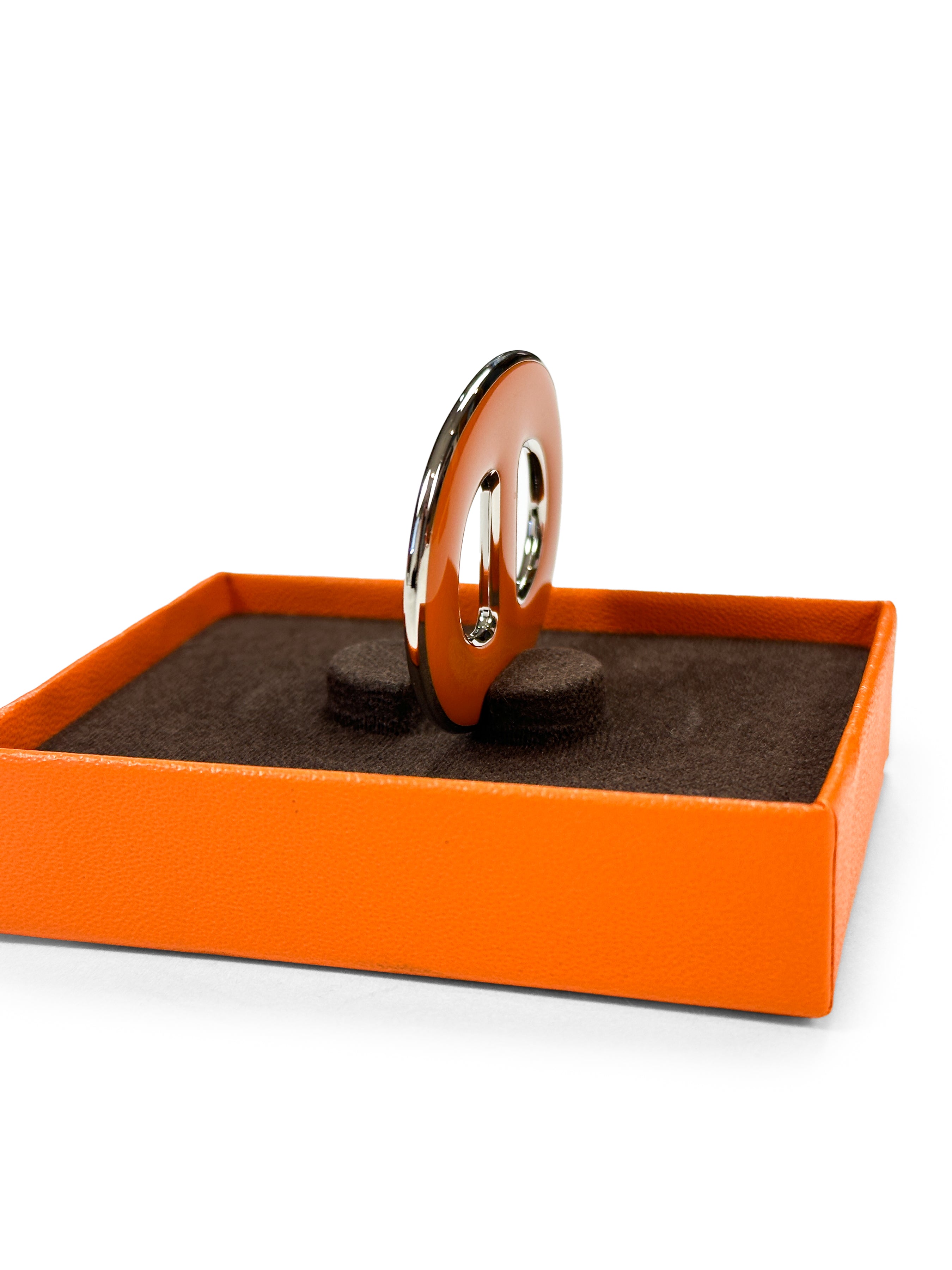 Hermès Chaine d'Ancre 70 Enamel Scarf Ring