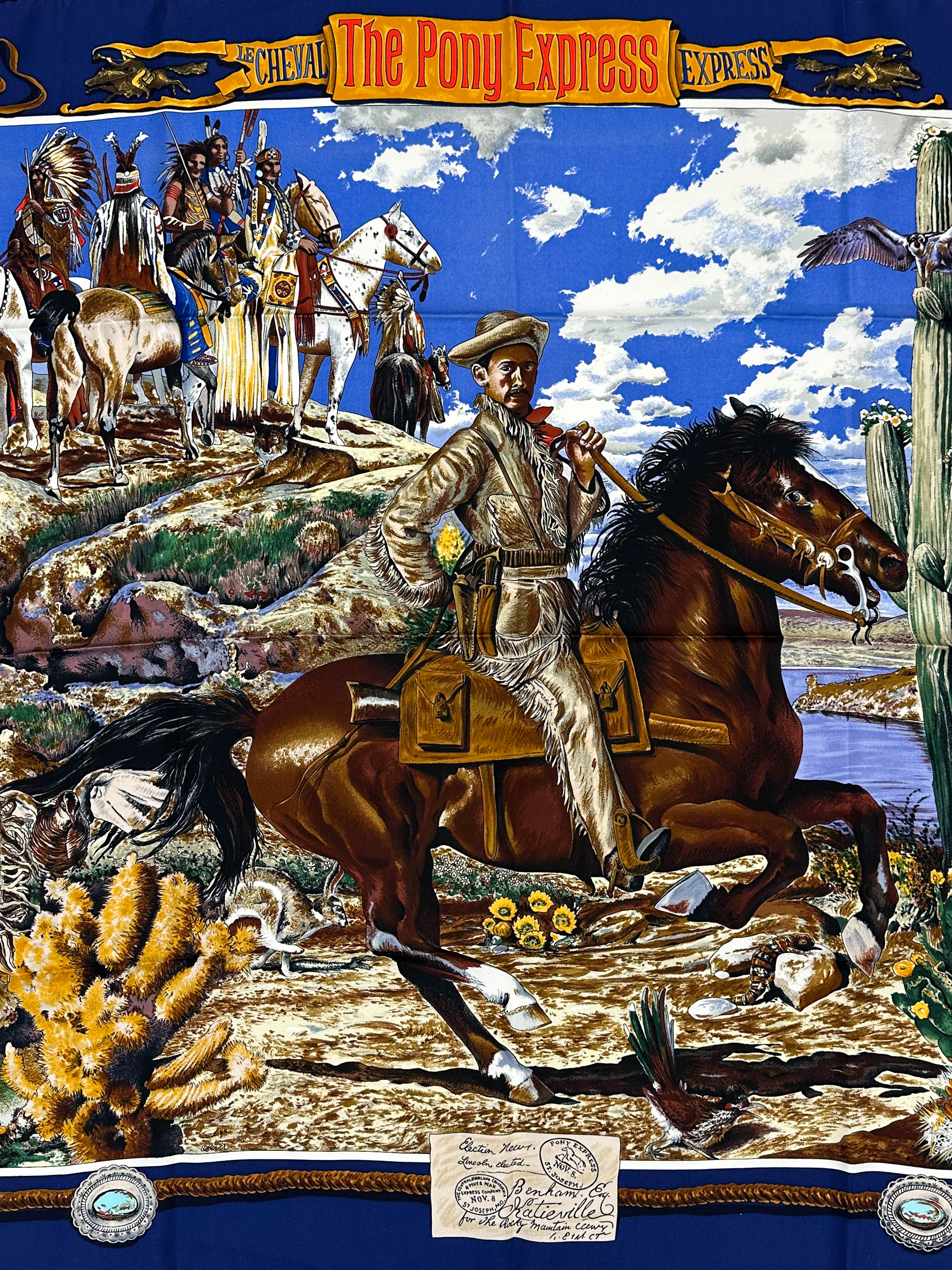 Hermès The Pony Express 90