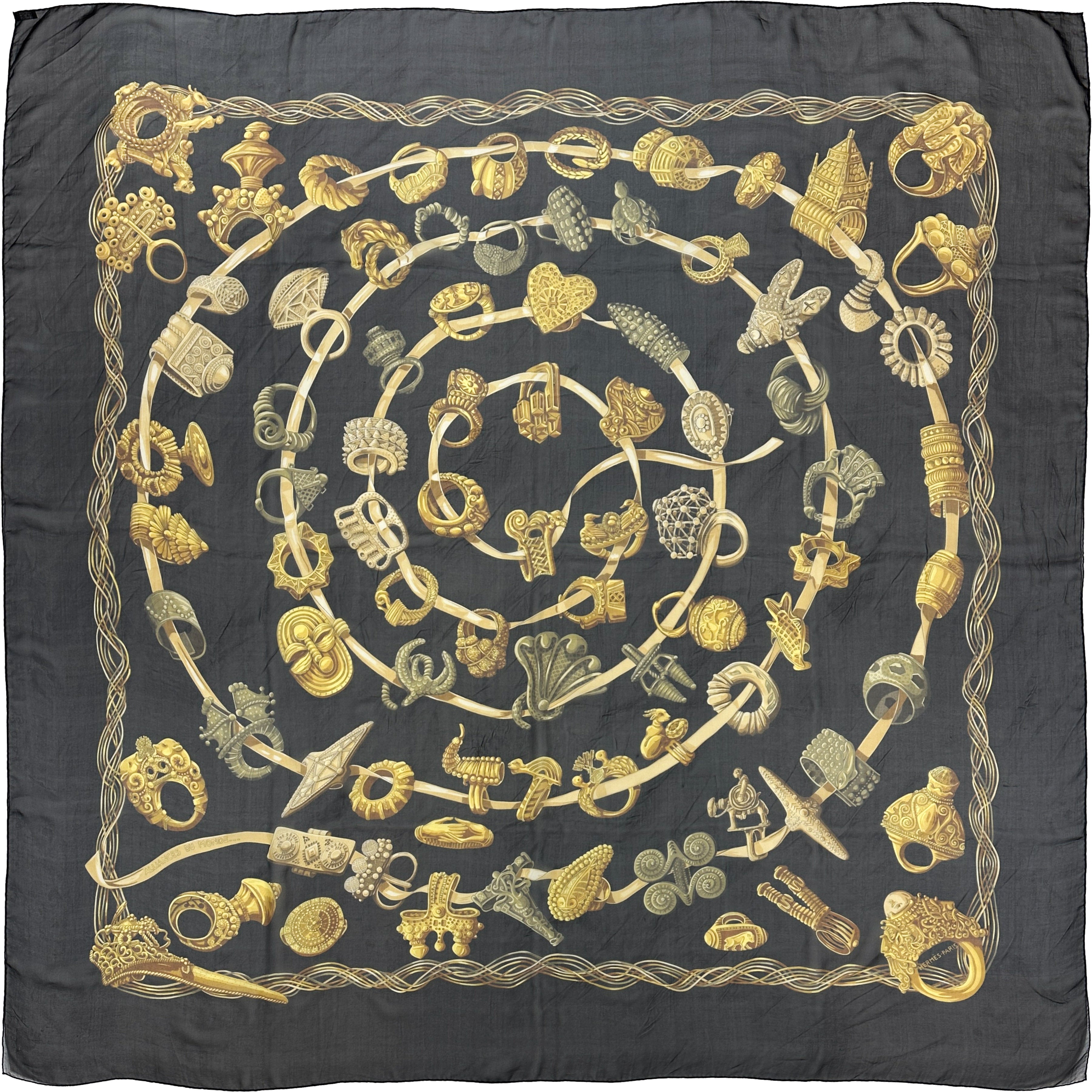 Hermès Alliances du Monde Mousseline 140