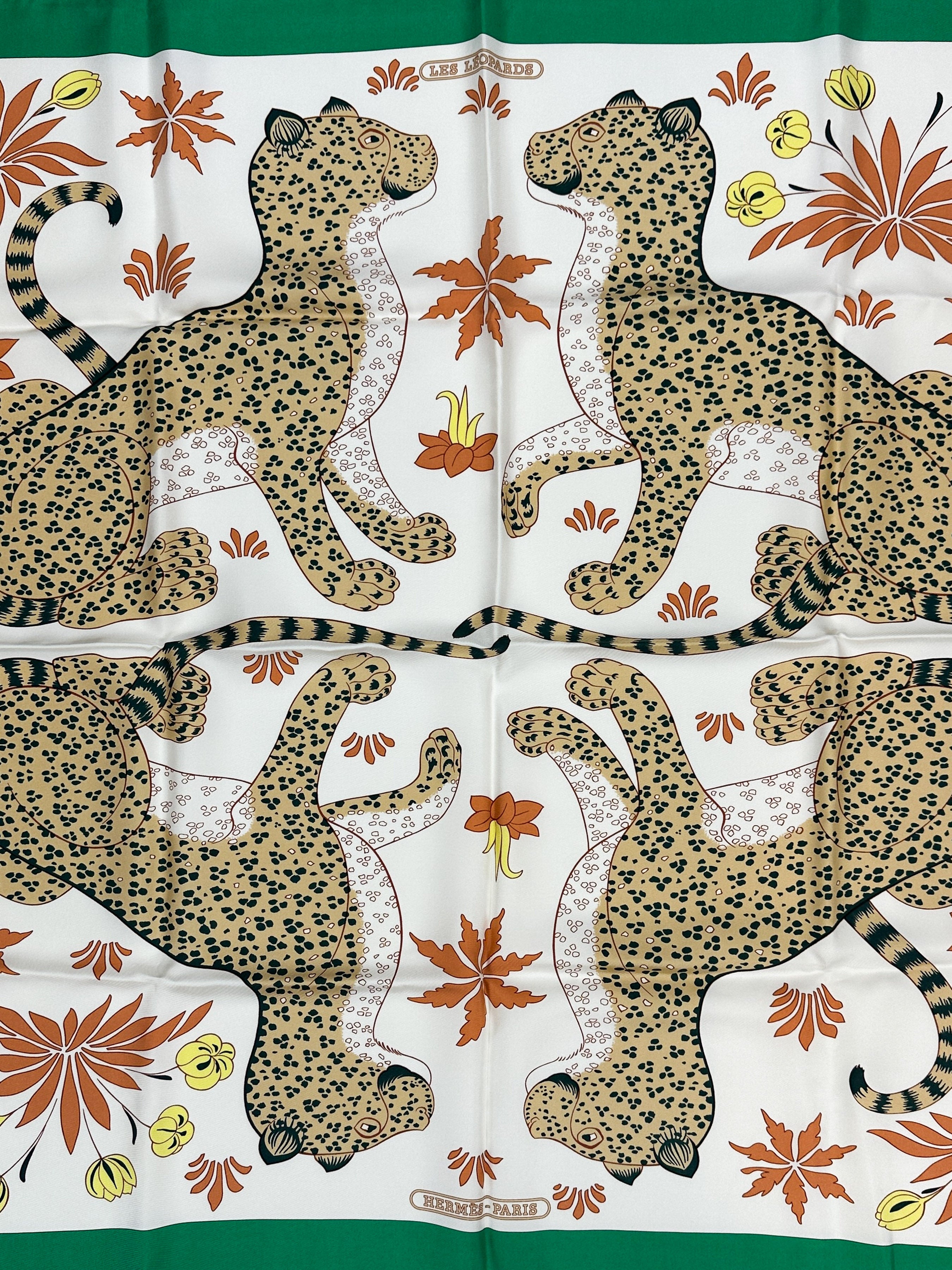 Hermès Les Leopards 90