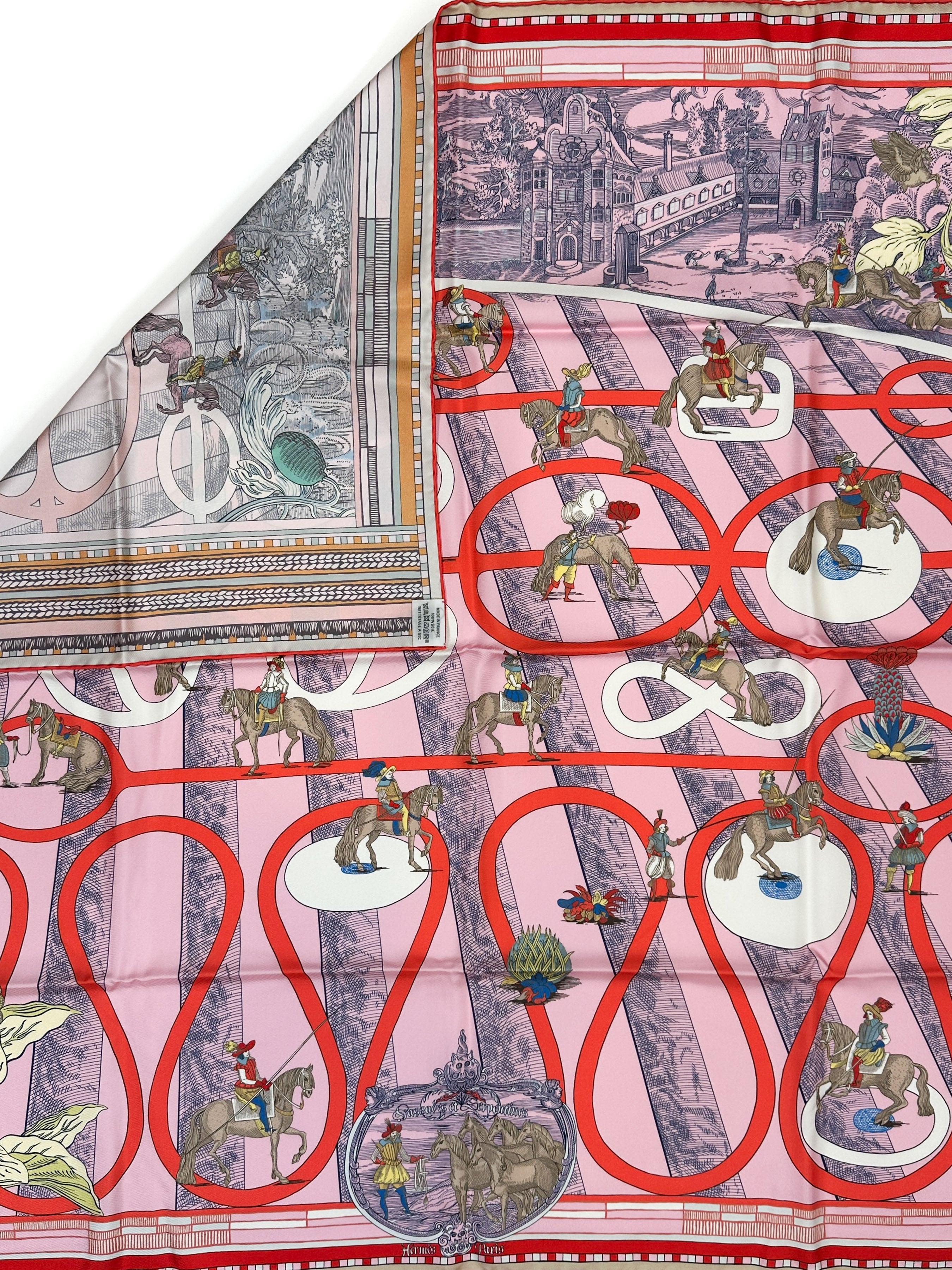 Hermès Passades et Serpentines Double Face 90