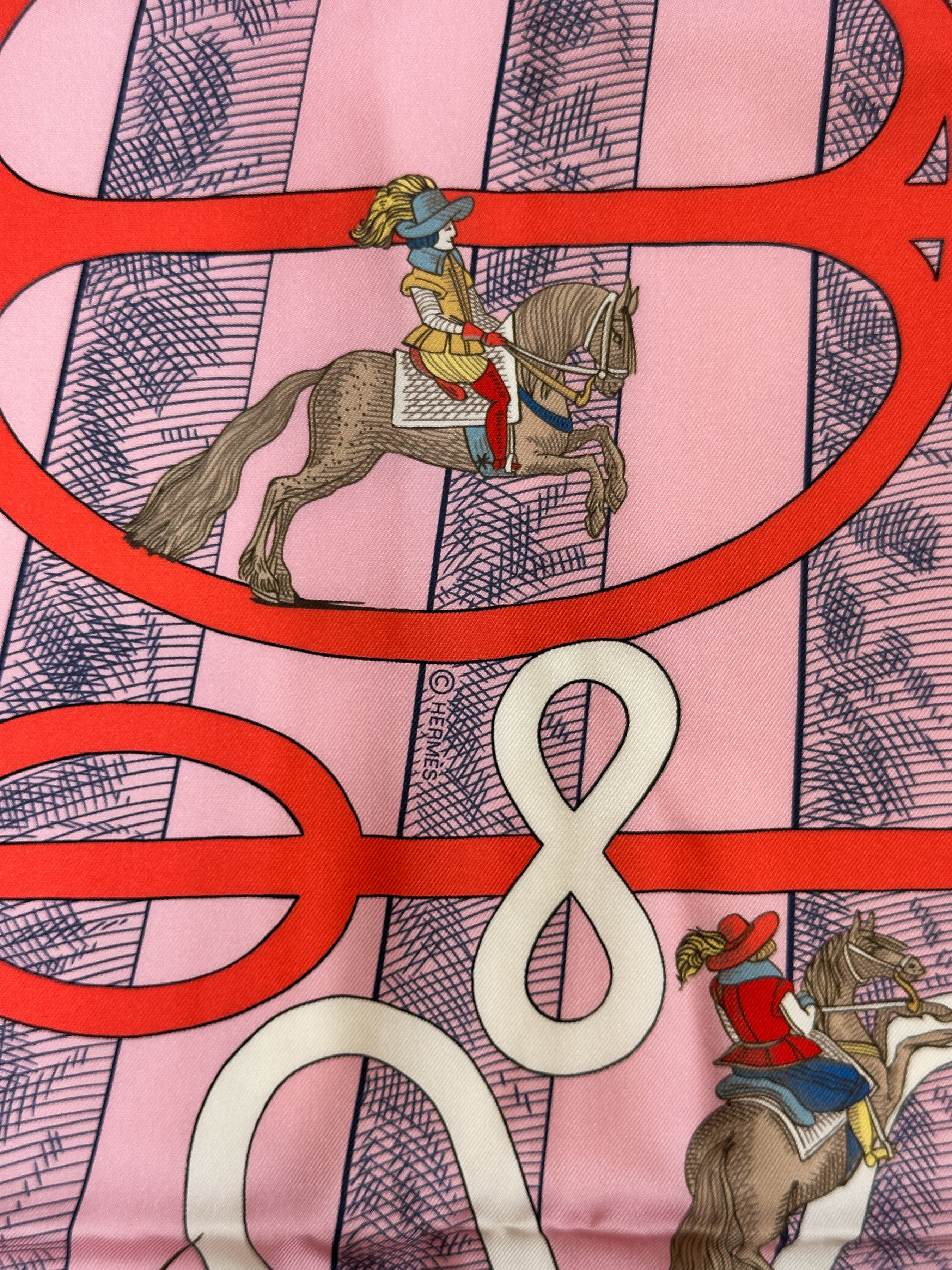 Hermès Passades et Serpentines Double Face 90