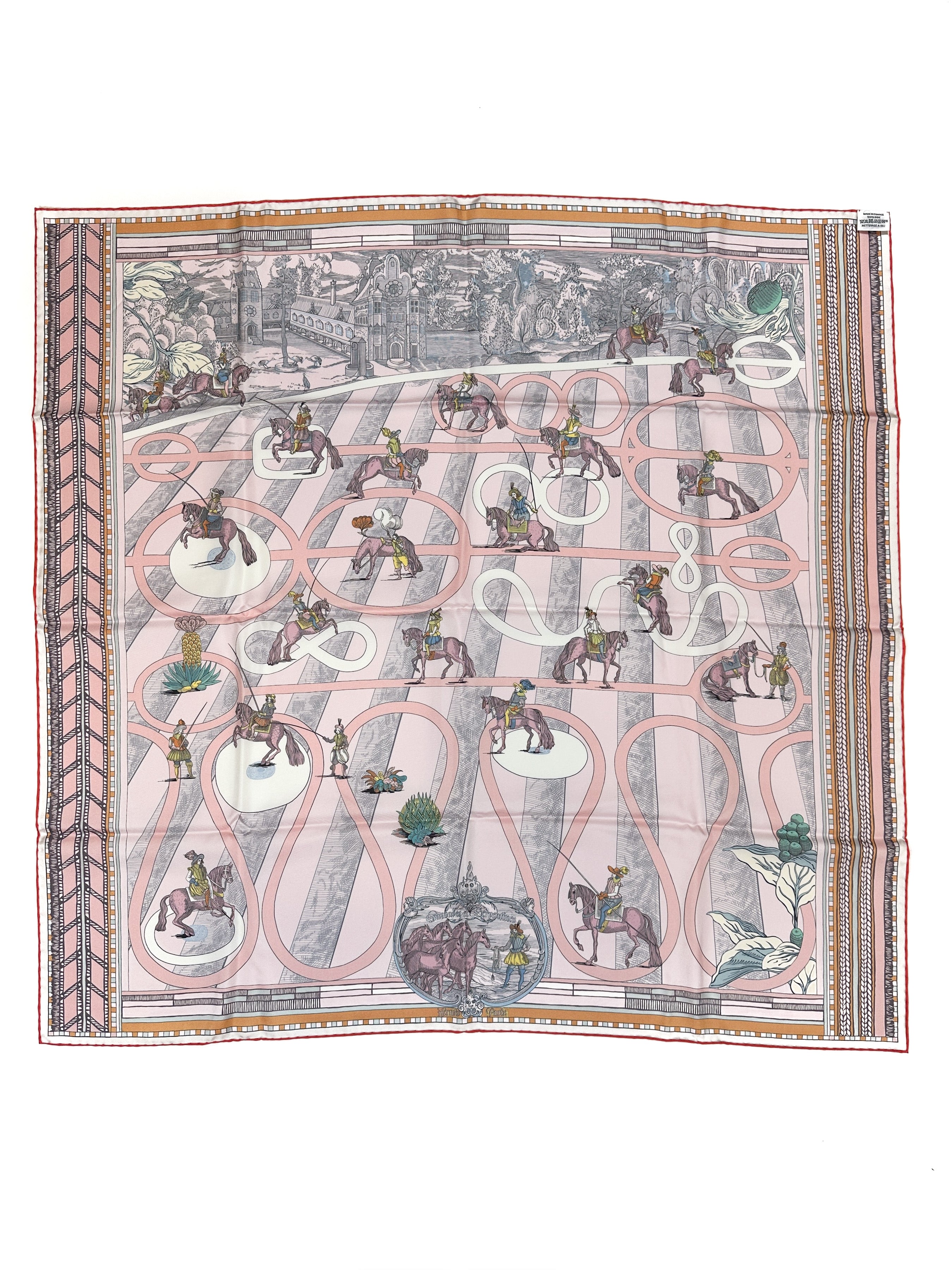 Hermès Passades et Serpentines Double Face 90