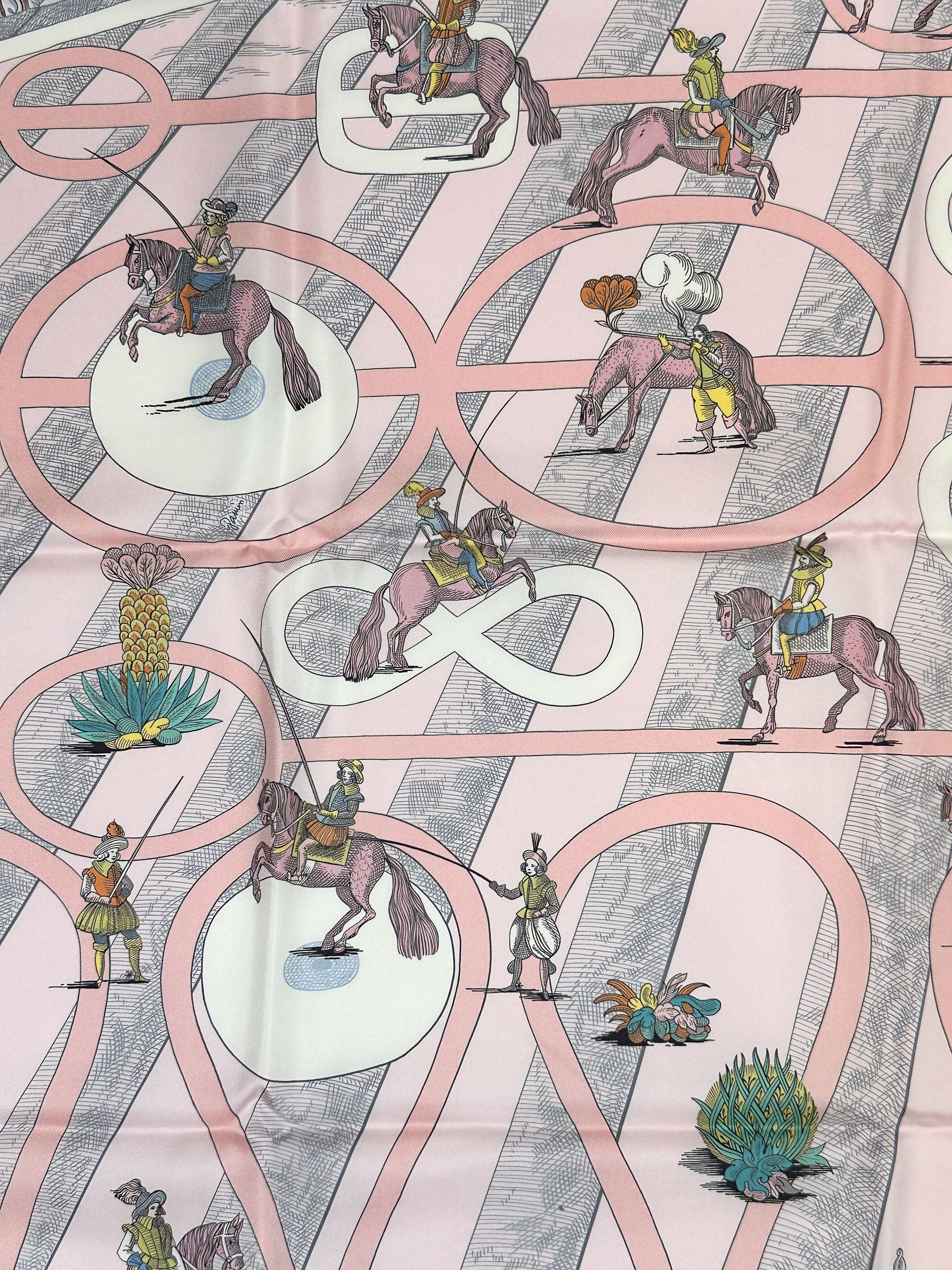 Hermès Passades et Serpentines Double Face 90
