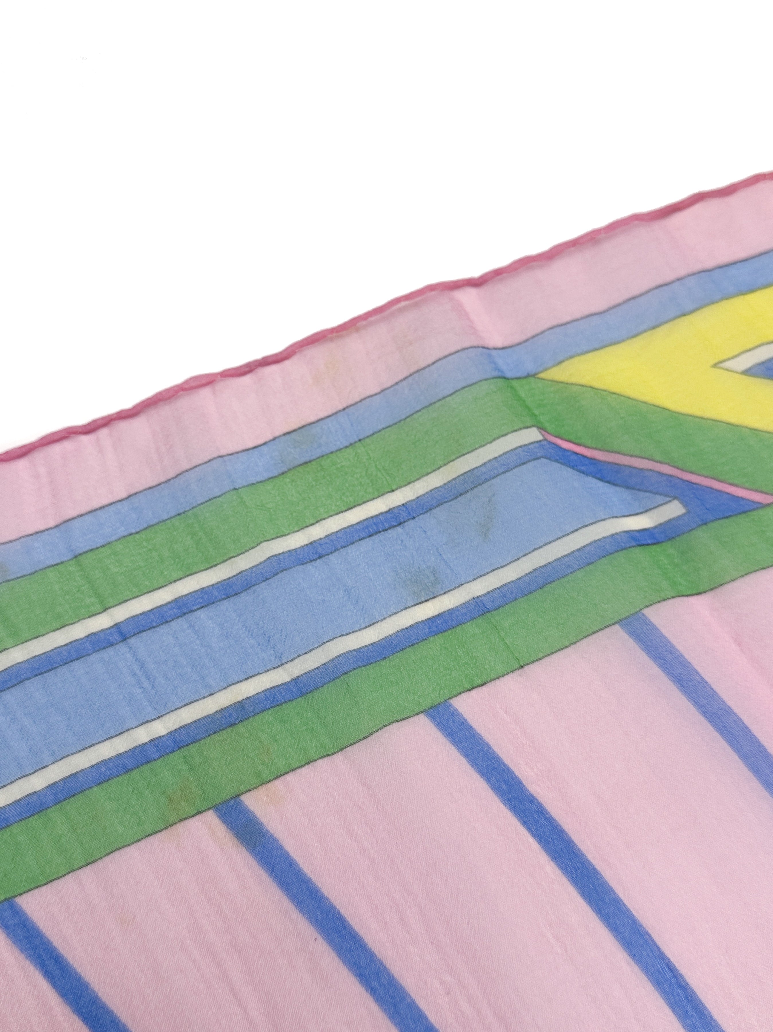 Hermès Rose des Vents Mousseline Stole