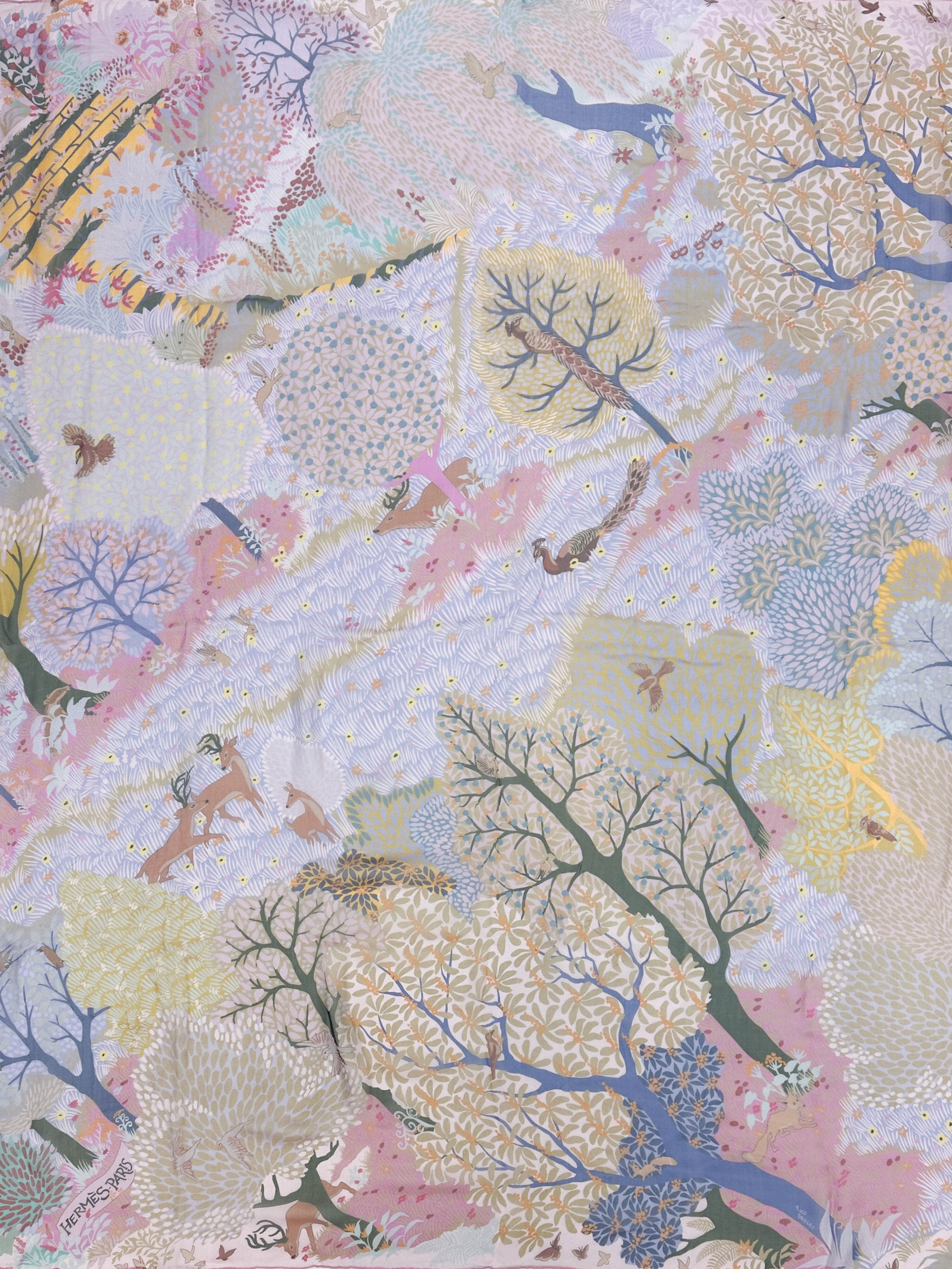 Hermès Dans un Jardin Anglais Mousseline 140