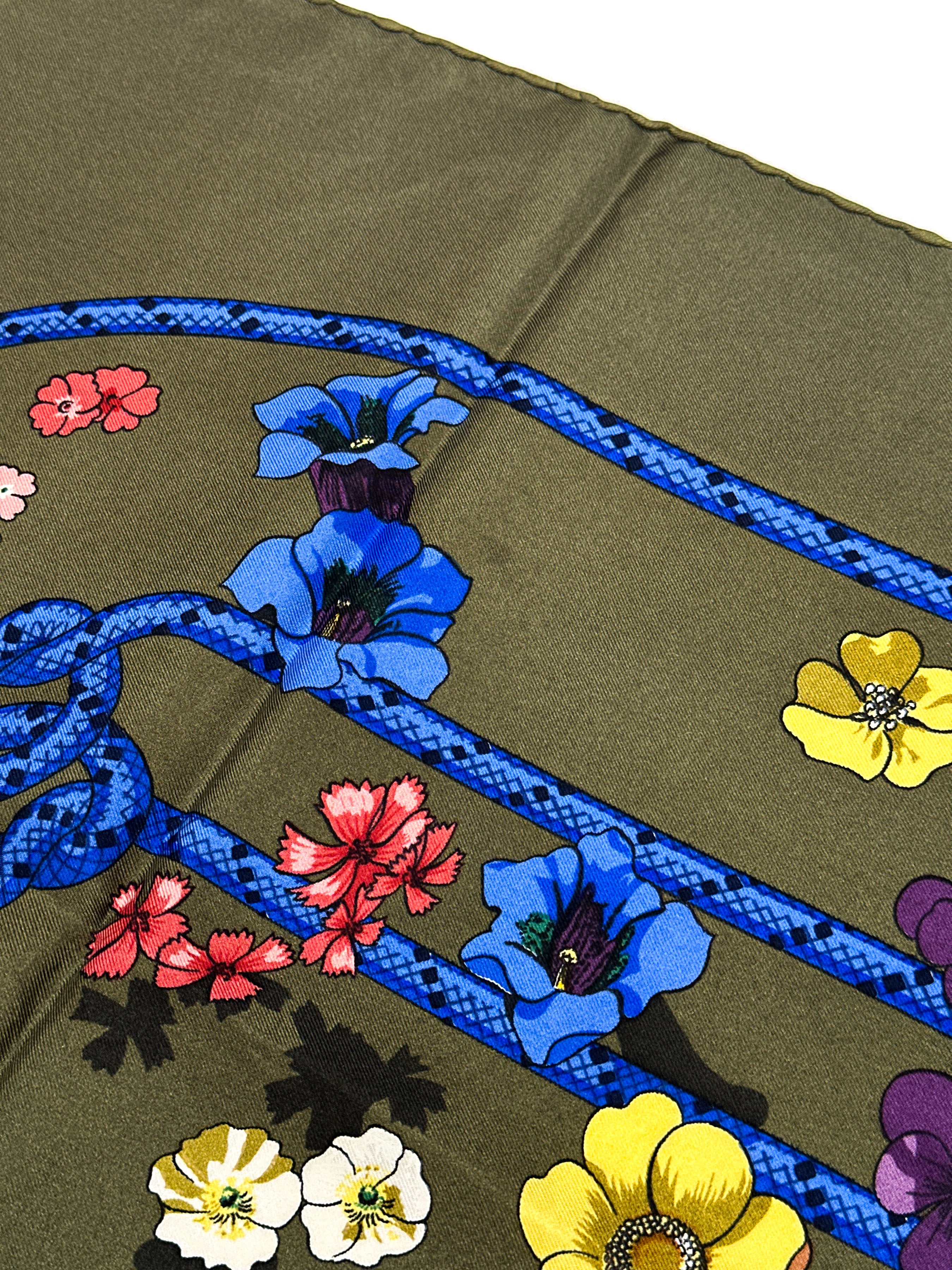 Hermès Fleurs de Montagne 90