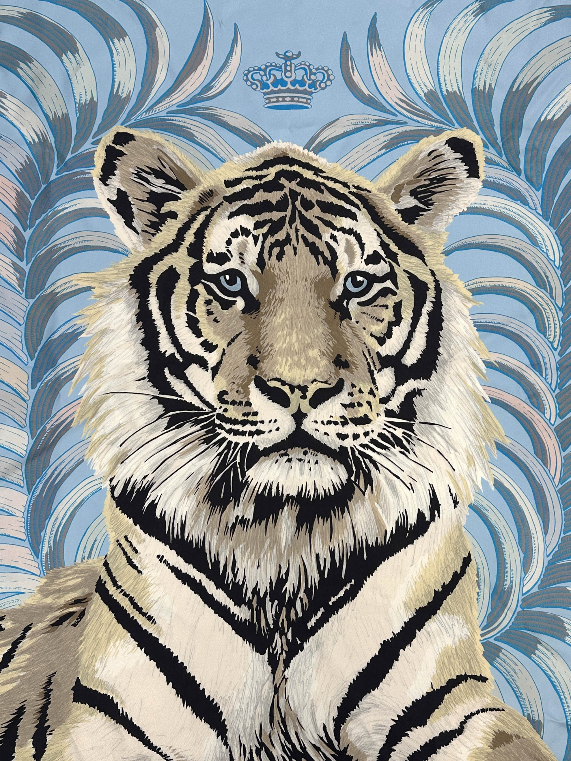 Hermès Tigre Royal Double Face 90