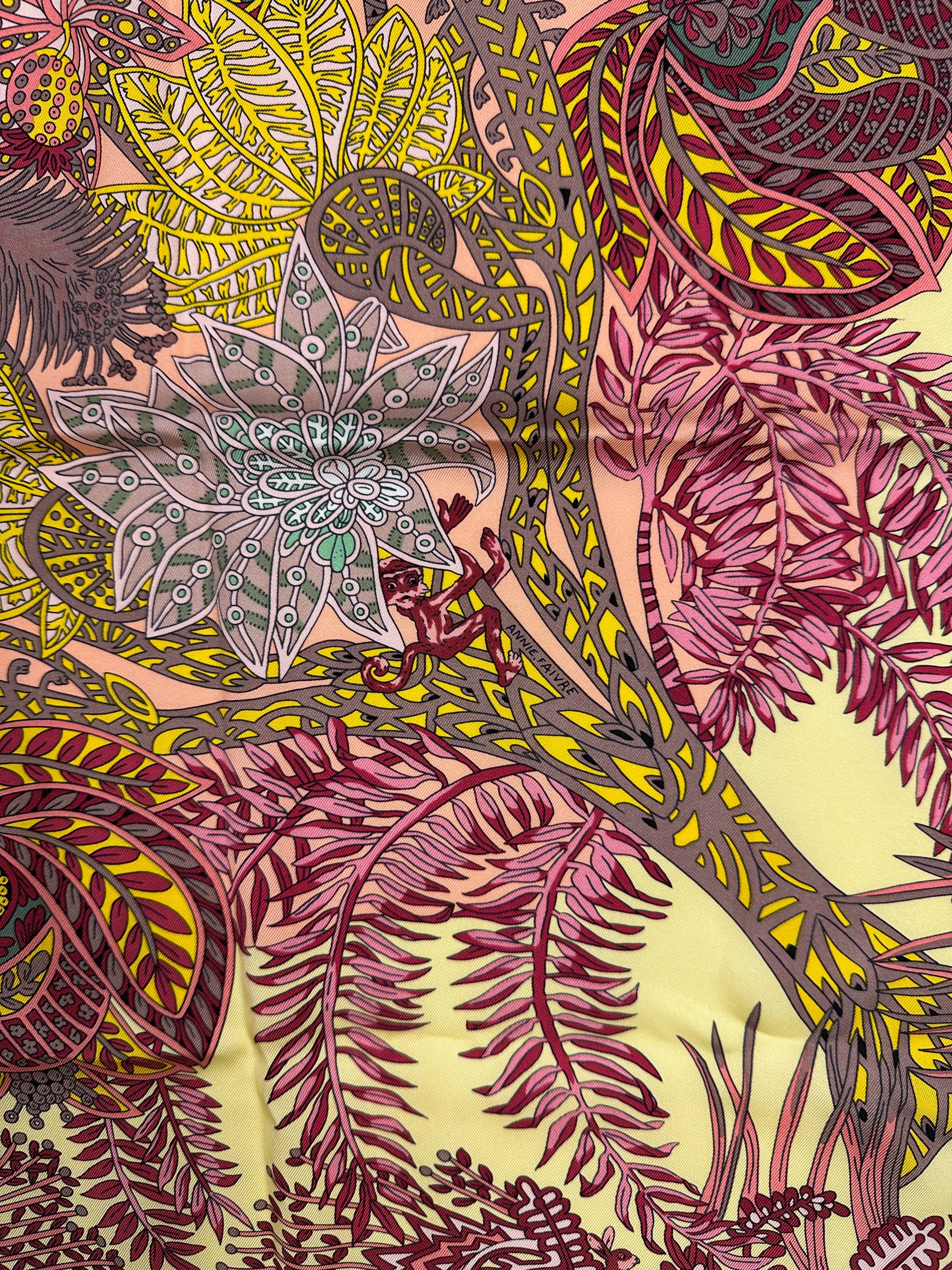 Hermès Maîtres de la Forêt Silk 140