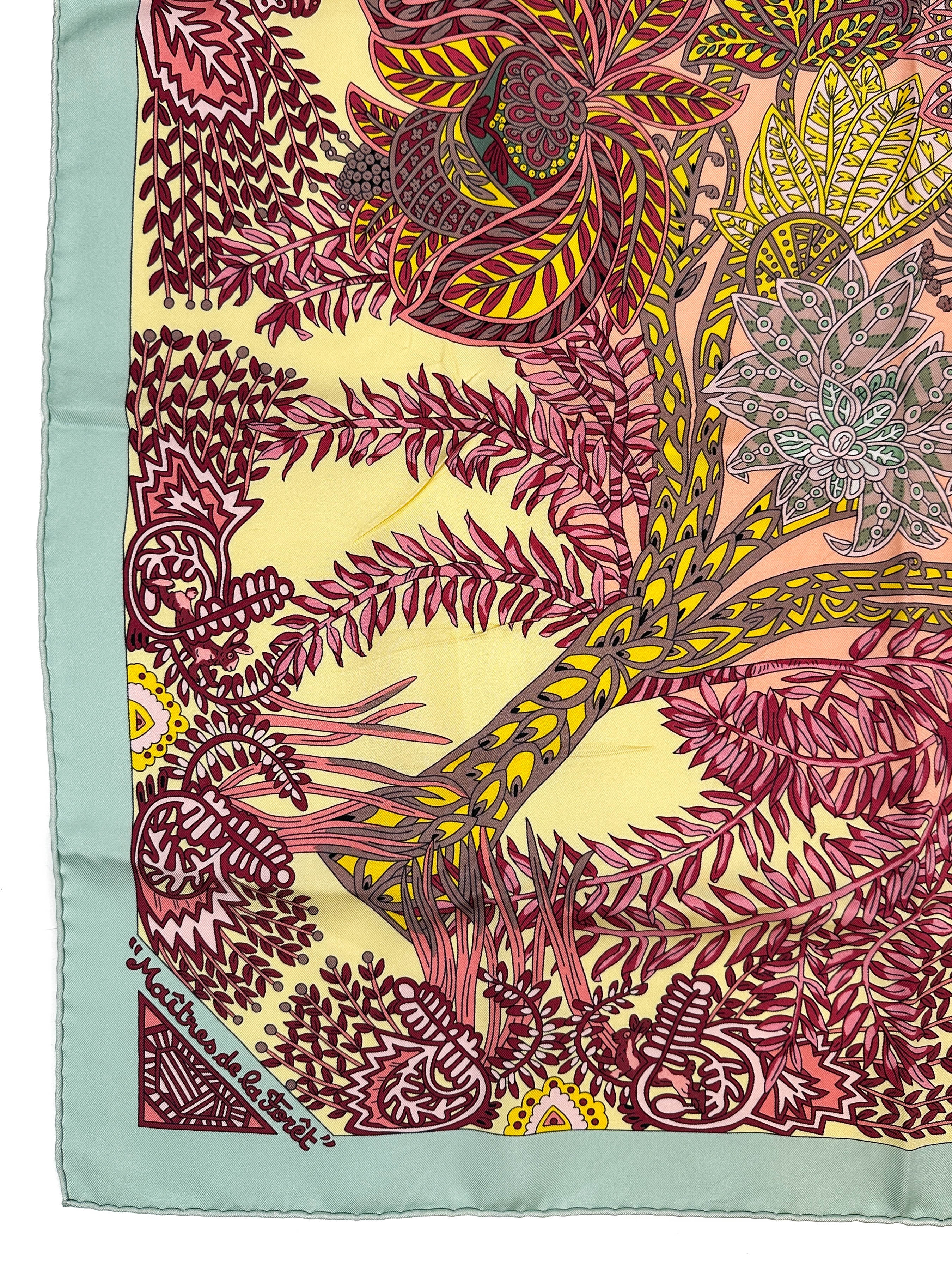 Hermès Maîtres de la Forêt Silk 140