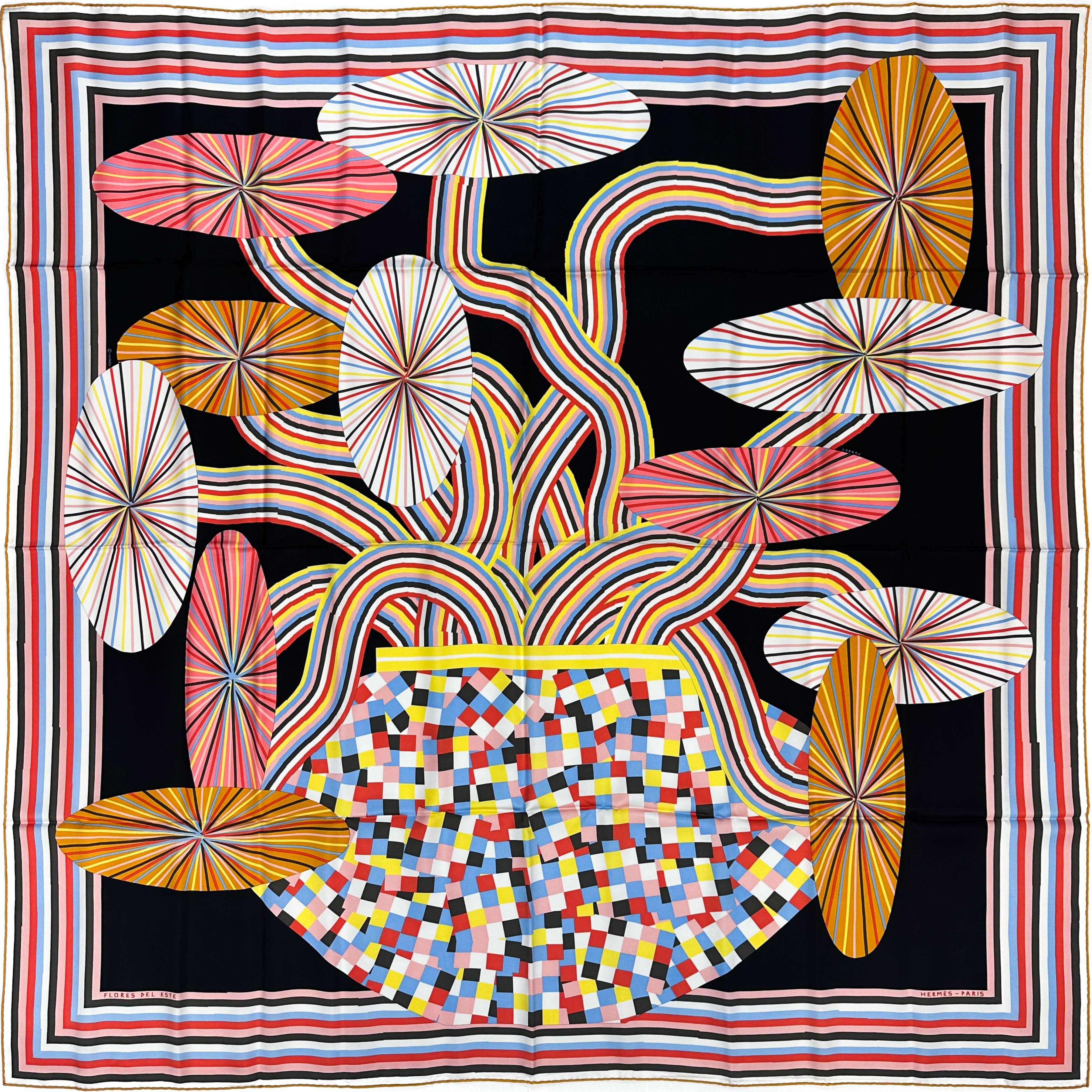 Hermès Flores Del Este Silk 140