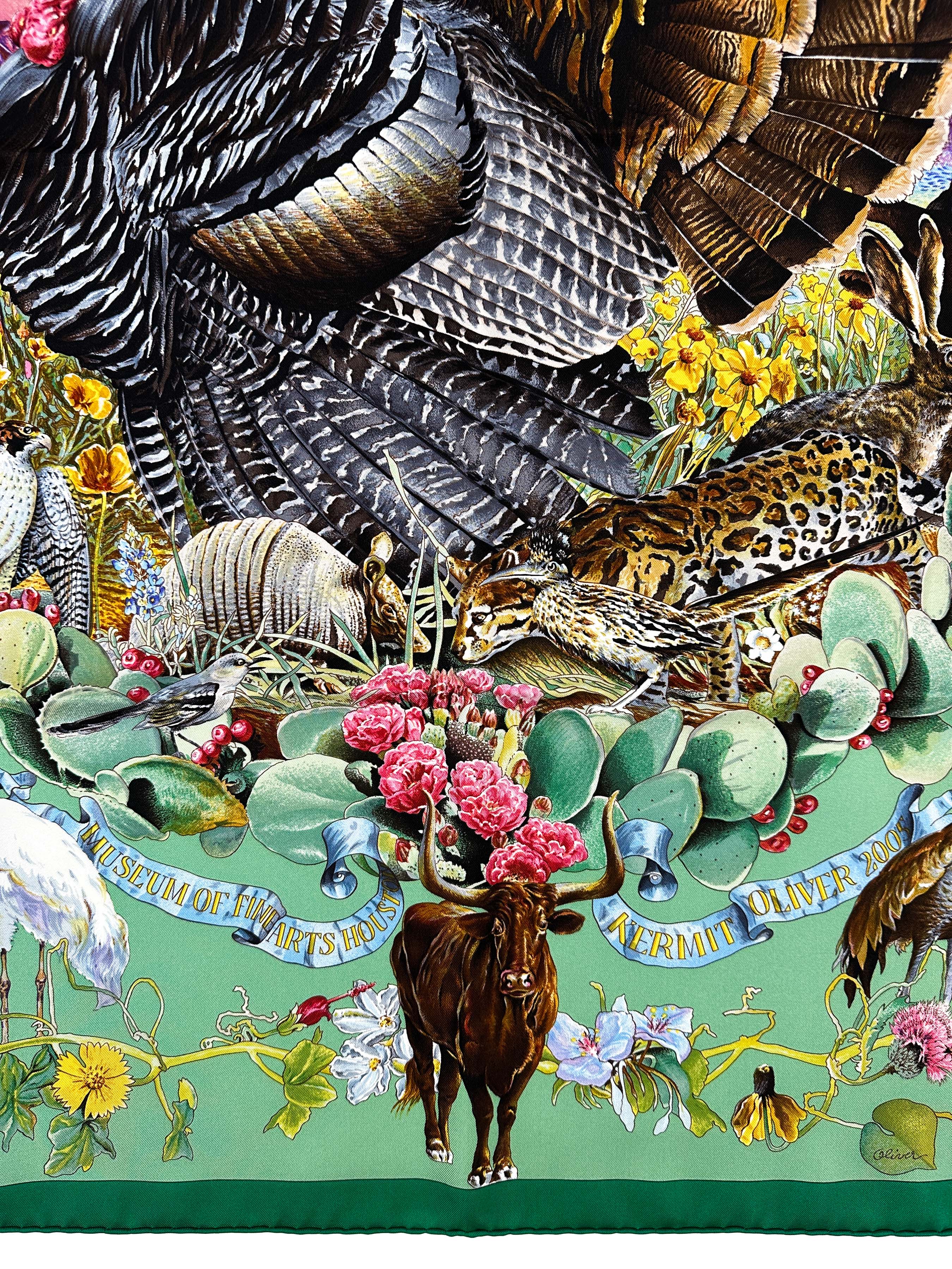 Hermès *Limited Edition Museum of Fine Arts Houston 2005* Faune et Flo