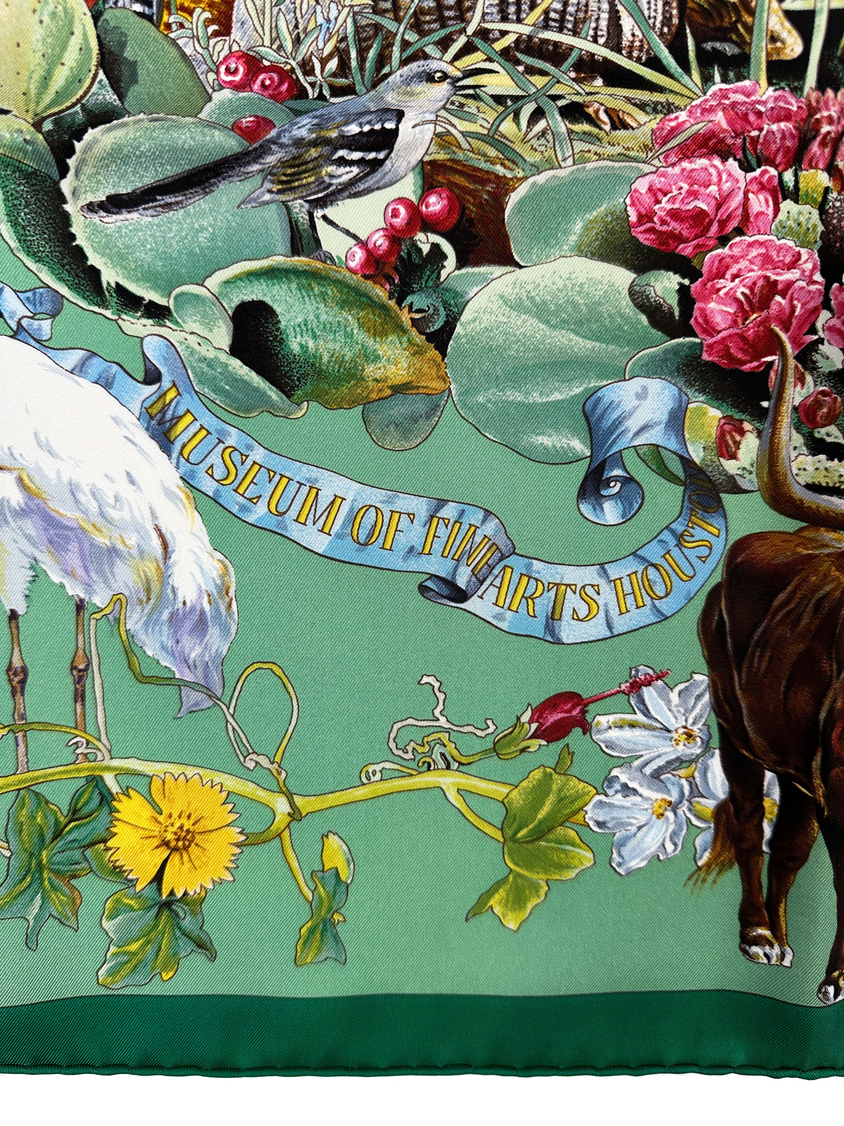 Hermès *Limited Edition Museum of Fine Arts Houston 2005* Faune et Flore du Texas 90